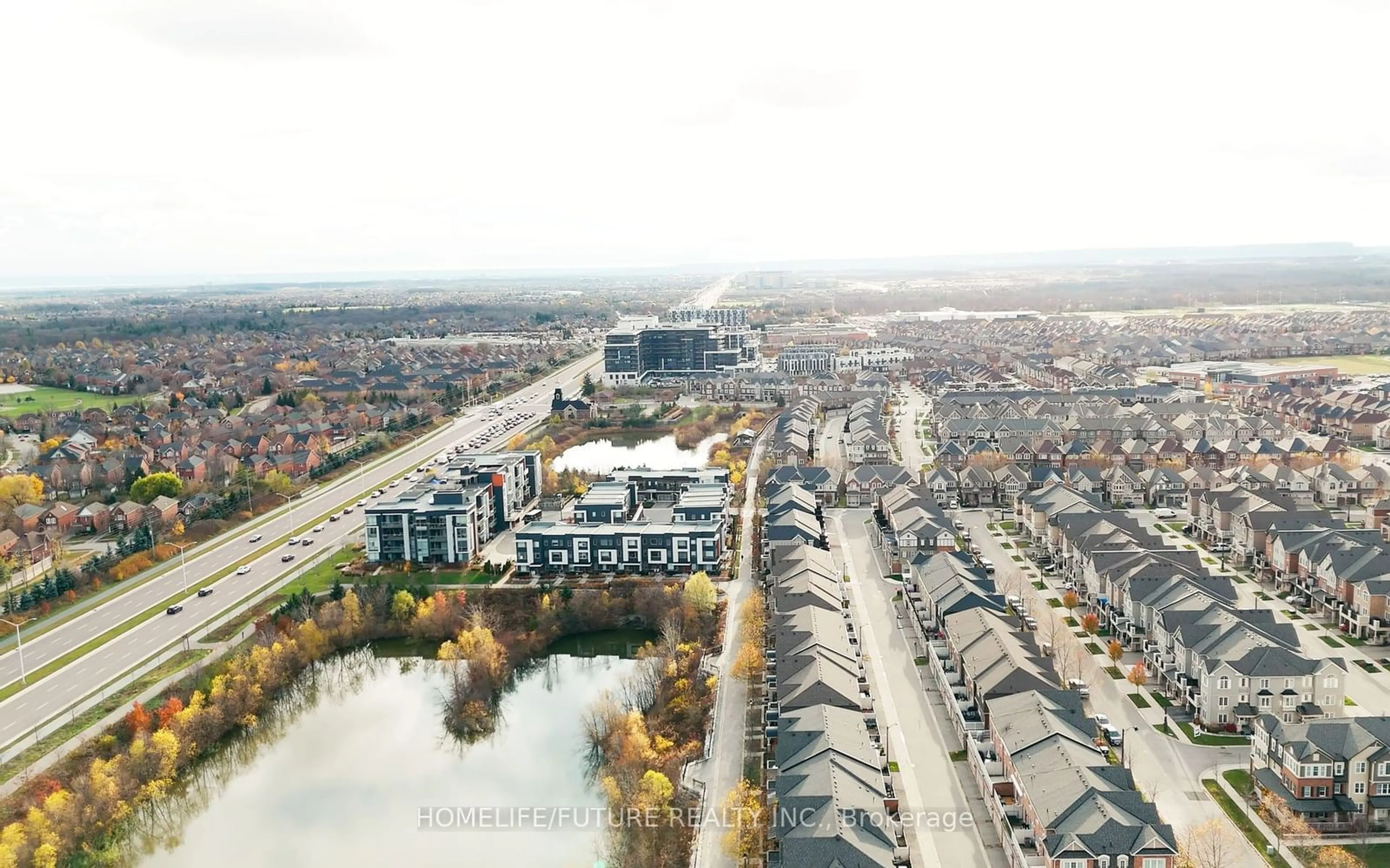 A pic from exterior of the house or condo, the view of city buildings for 275 Ellen Davidson Dr, Oakville Ontario L6M 0V6