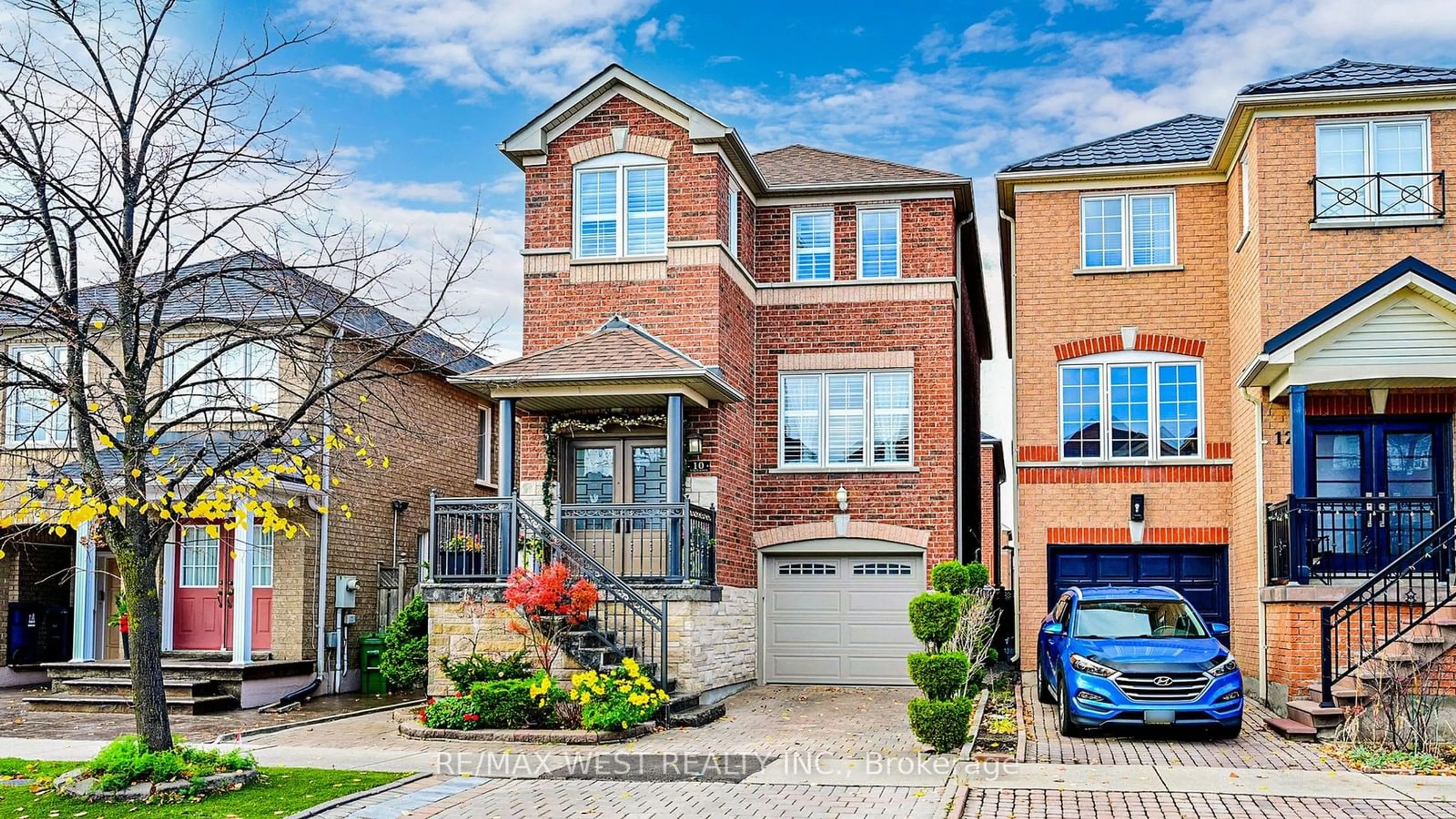 Home with brick exterior material for 10 Via Cassia Dr, Toronto Ontario M6M 5K8