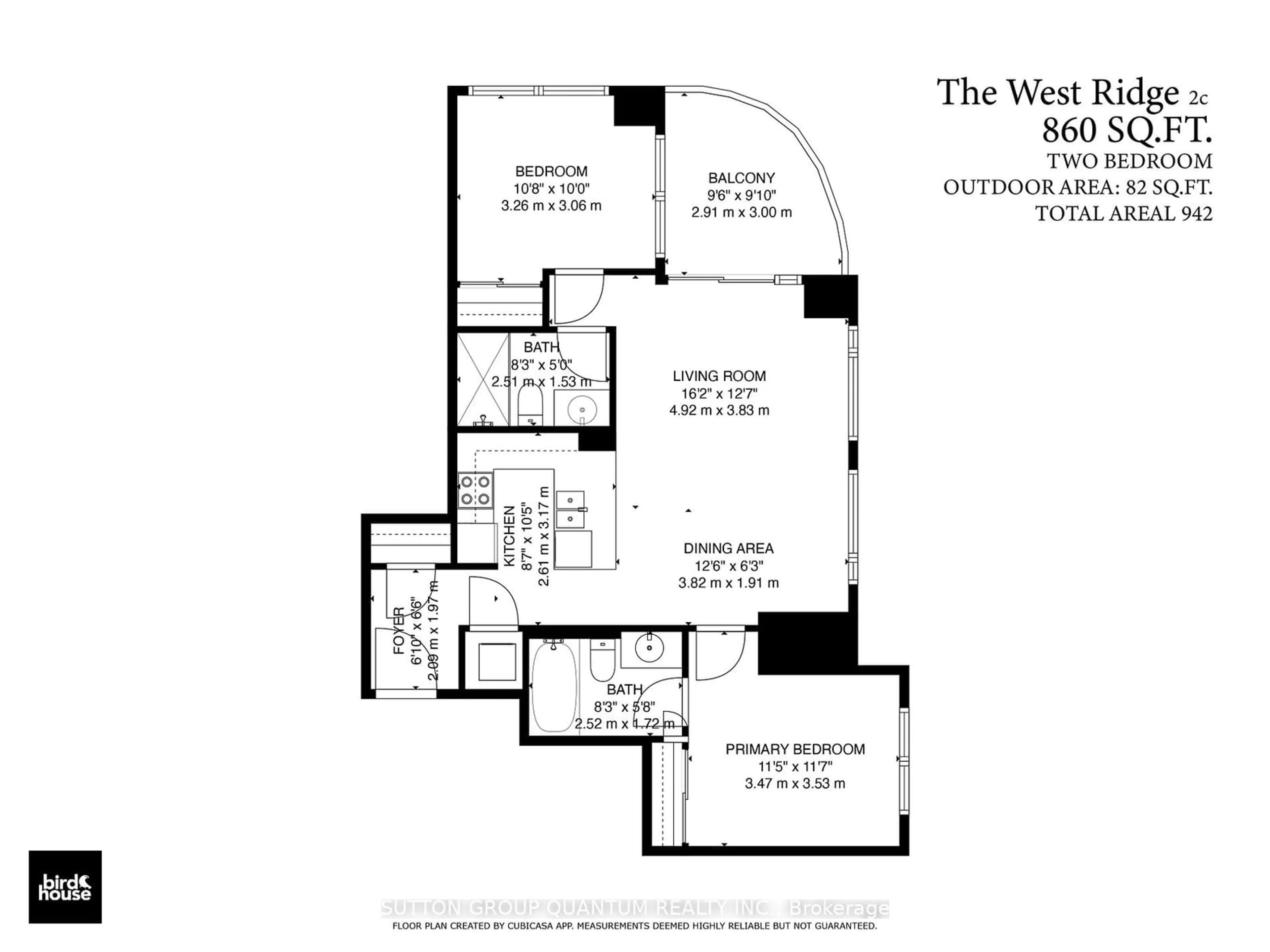 Floor plan for 385 Prince Of Wales Dr #1911, Mississauga Ontario L5B 0C6