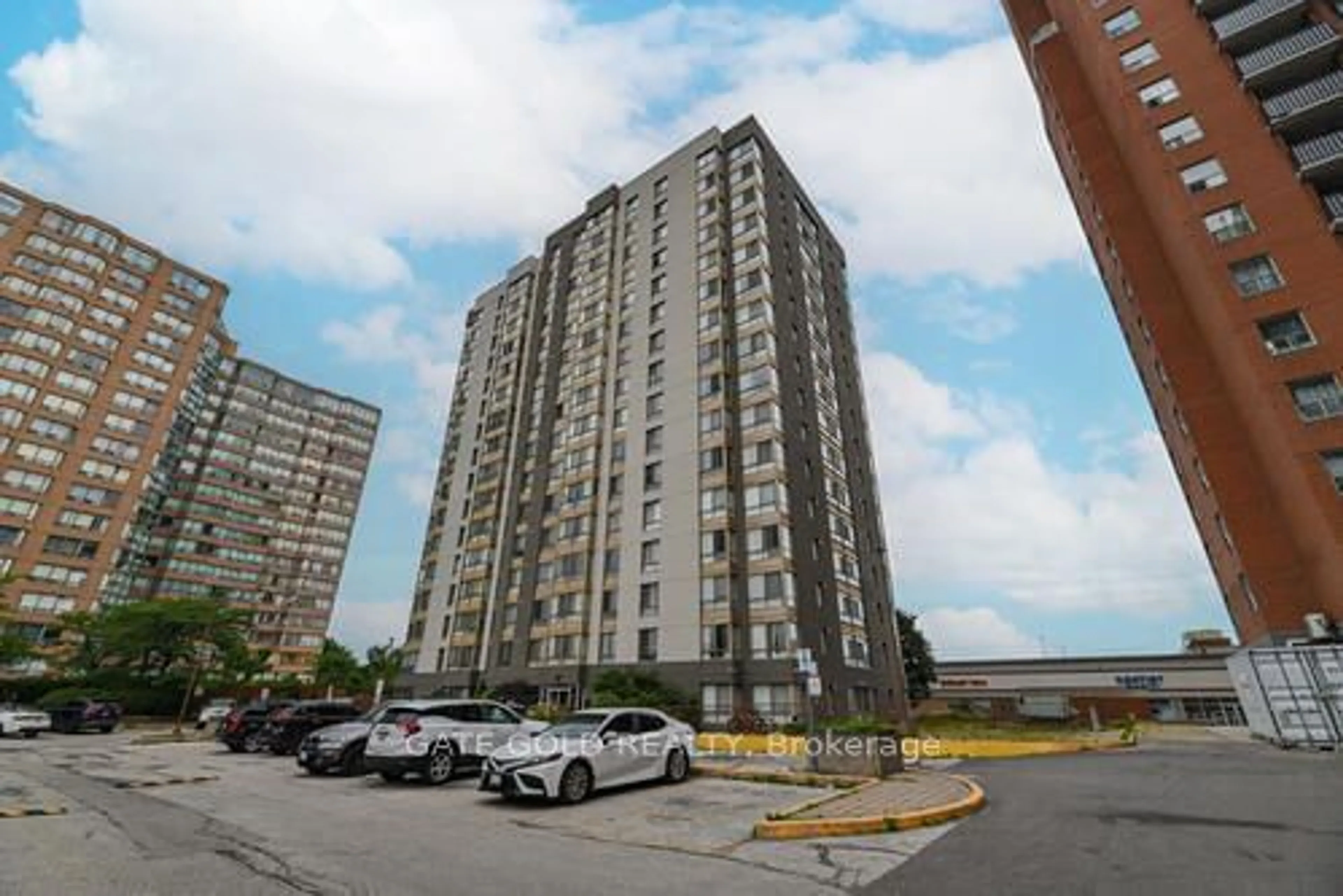 A pic from exterior of the house or condo, the front or back of building for 2470 Eglinton Ave #706, Toronto Ontario M6M 5E7