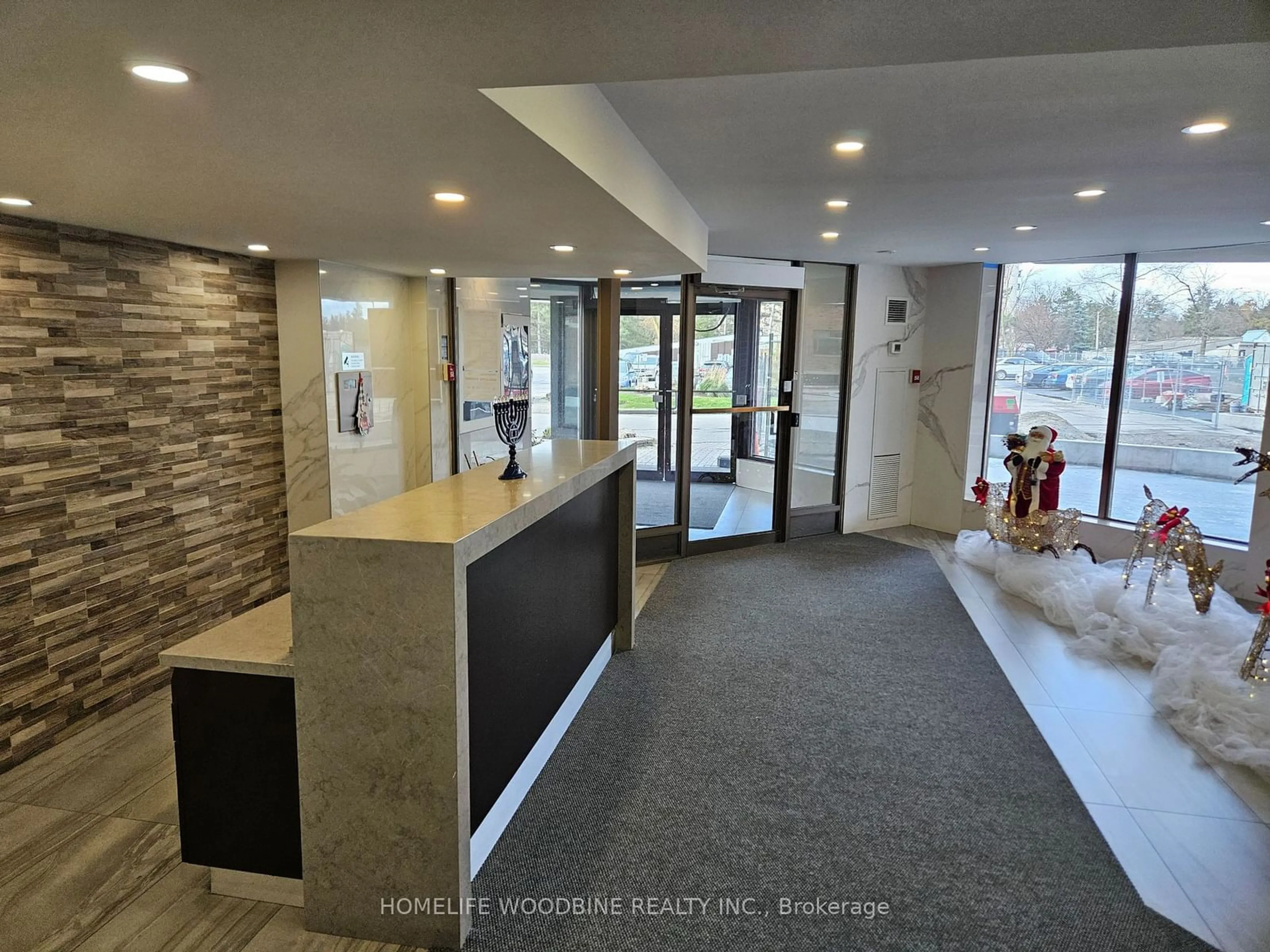 Indoor lobby for 234 Albion Rd #212, Toronto Ontario M9W 6A5