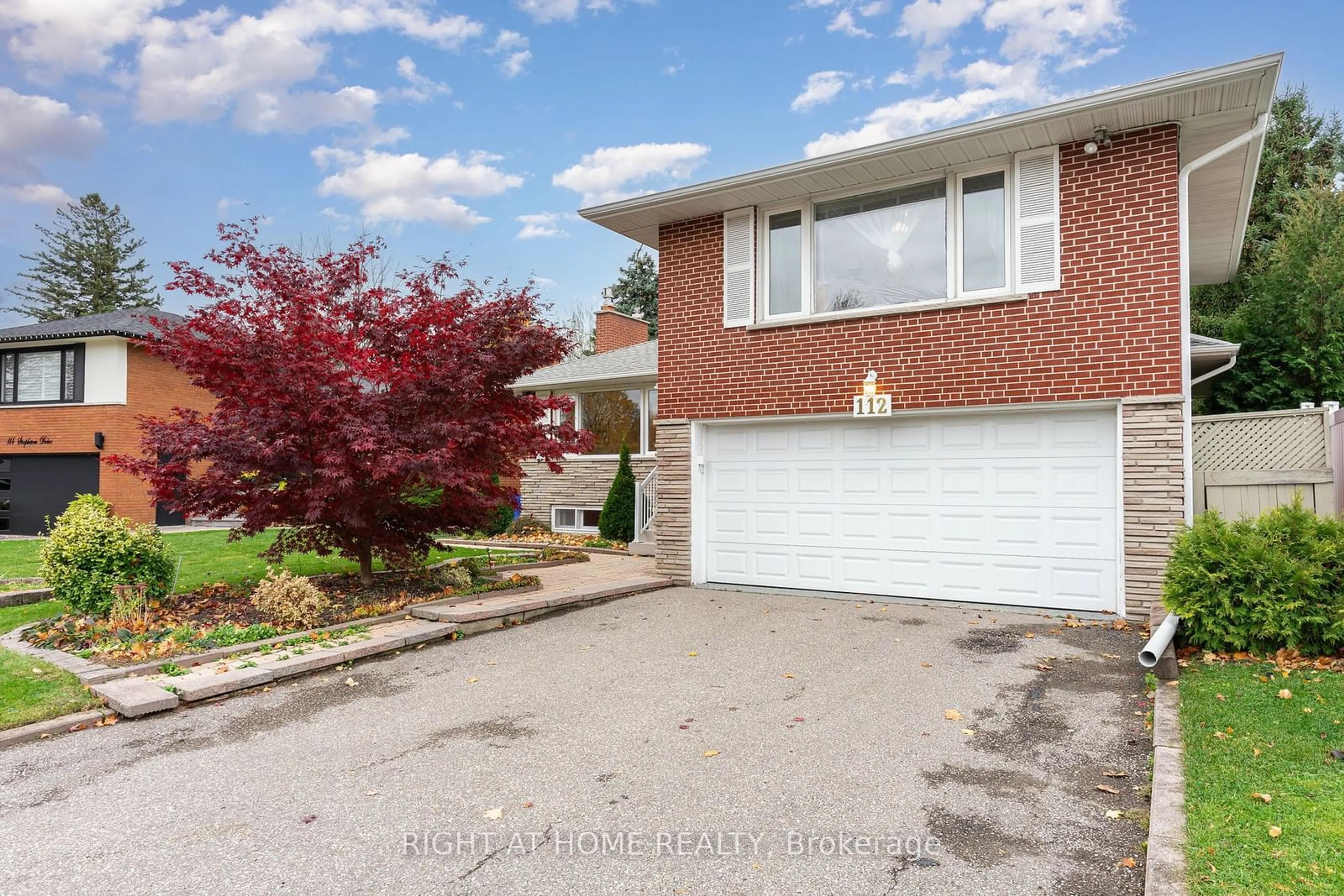 Home with brick exterior material for 112 Stapleton Dr, Toronto Ontario M9R 3A8