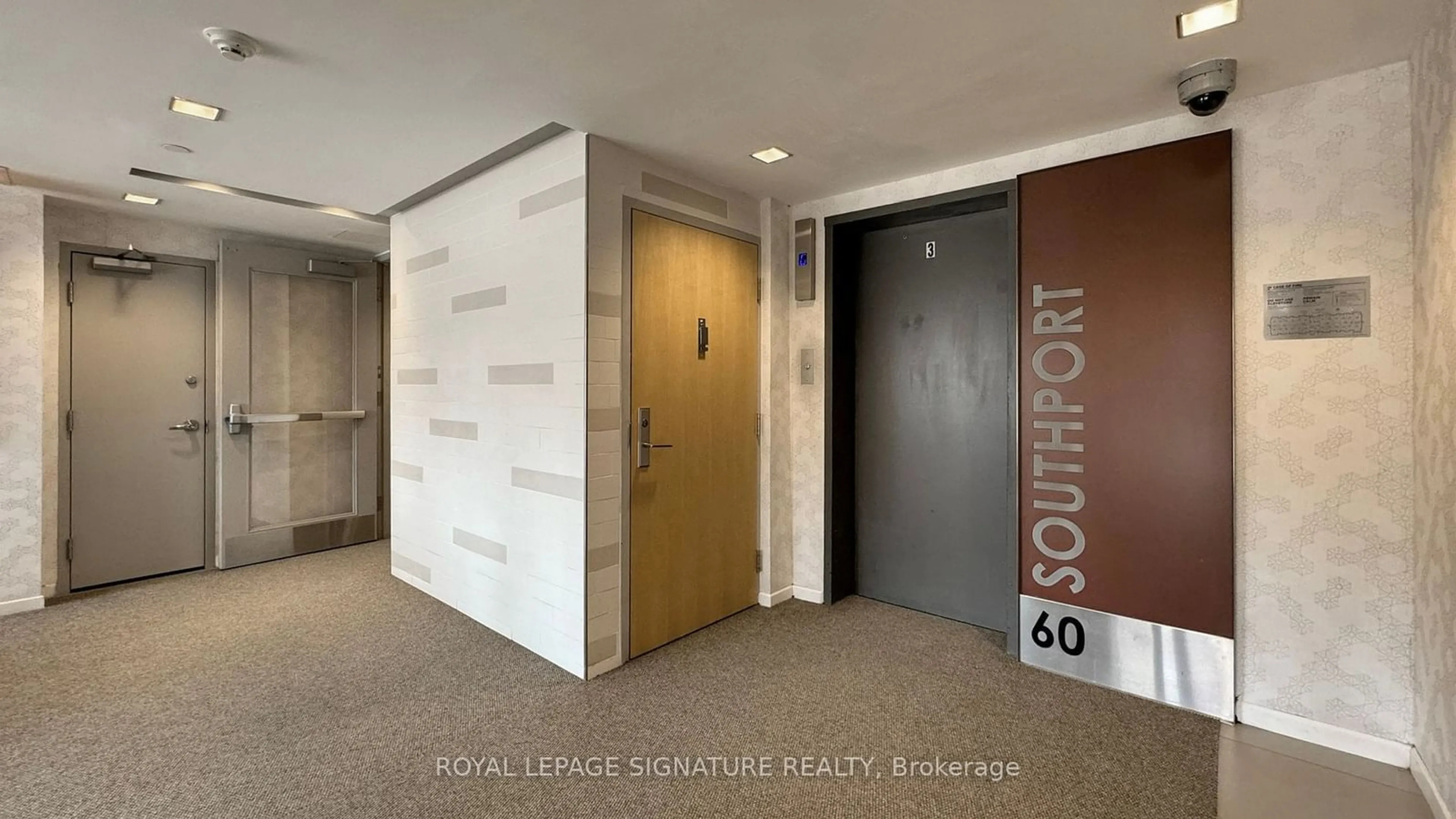 Indoor foyer, unknown floor for 60 Southport St #724, Toronto Ontario M6S 3N4