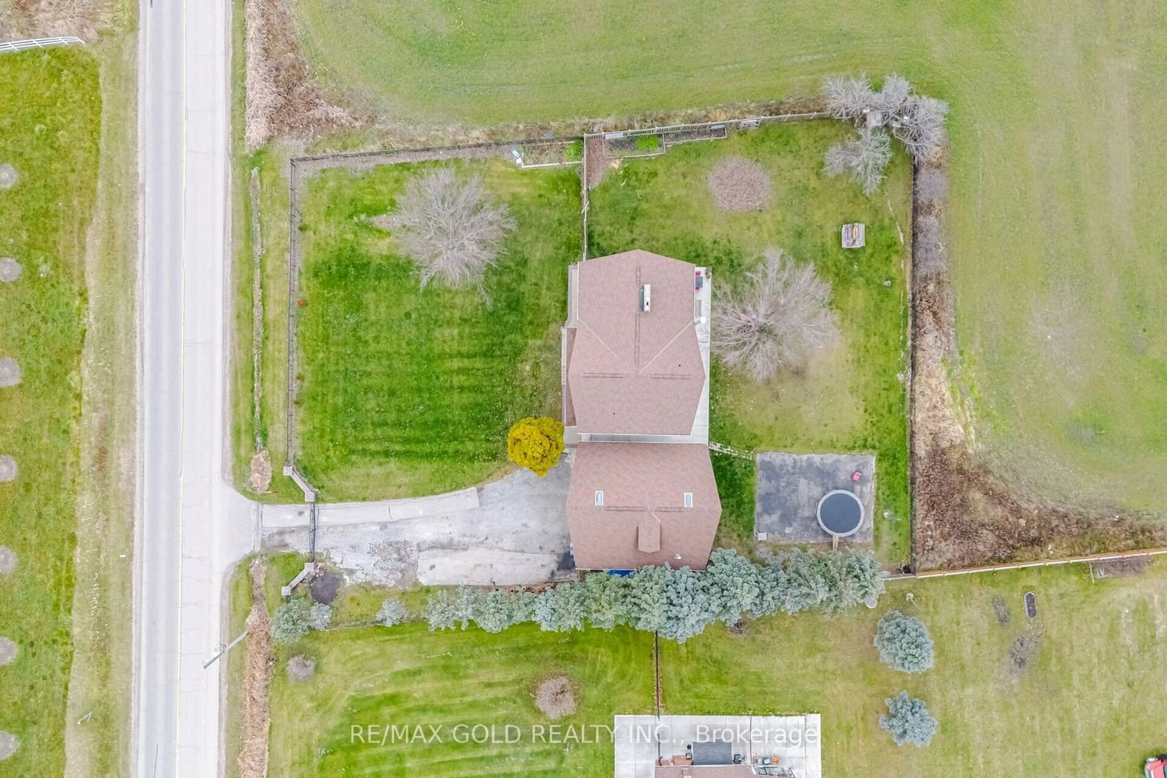 Frontside or backside of a home, the fenced backyard for 13080 Centreville Creek Rd, Caledon Ontario L7C 3A7