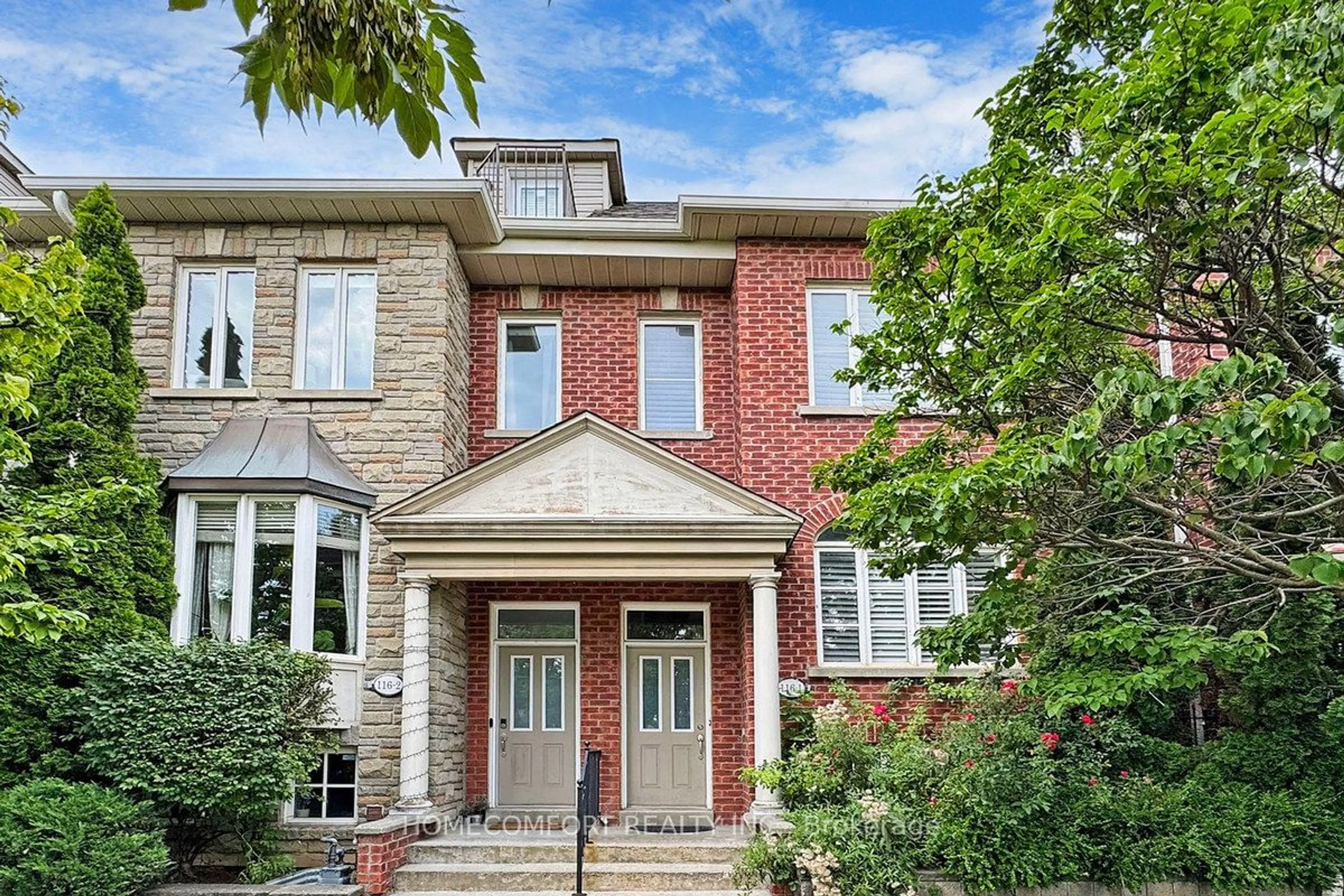 Home with brick exterior material for 116 Evans Ave #Th1, Toronto Ontario M8Z 6C5