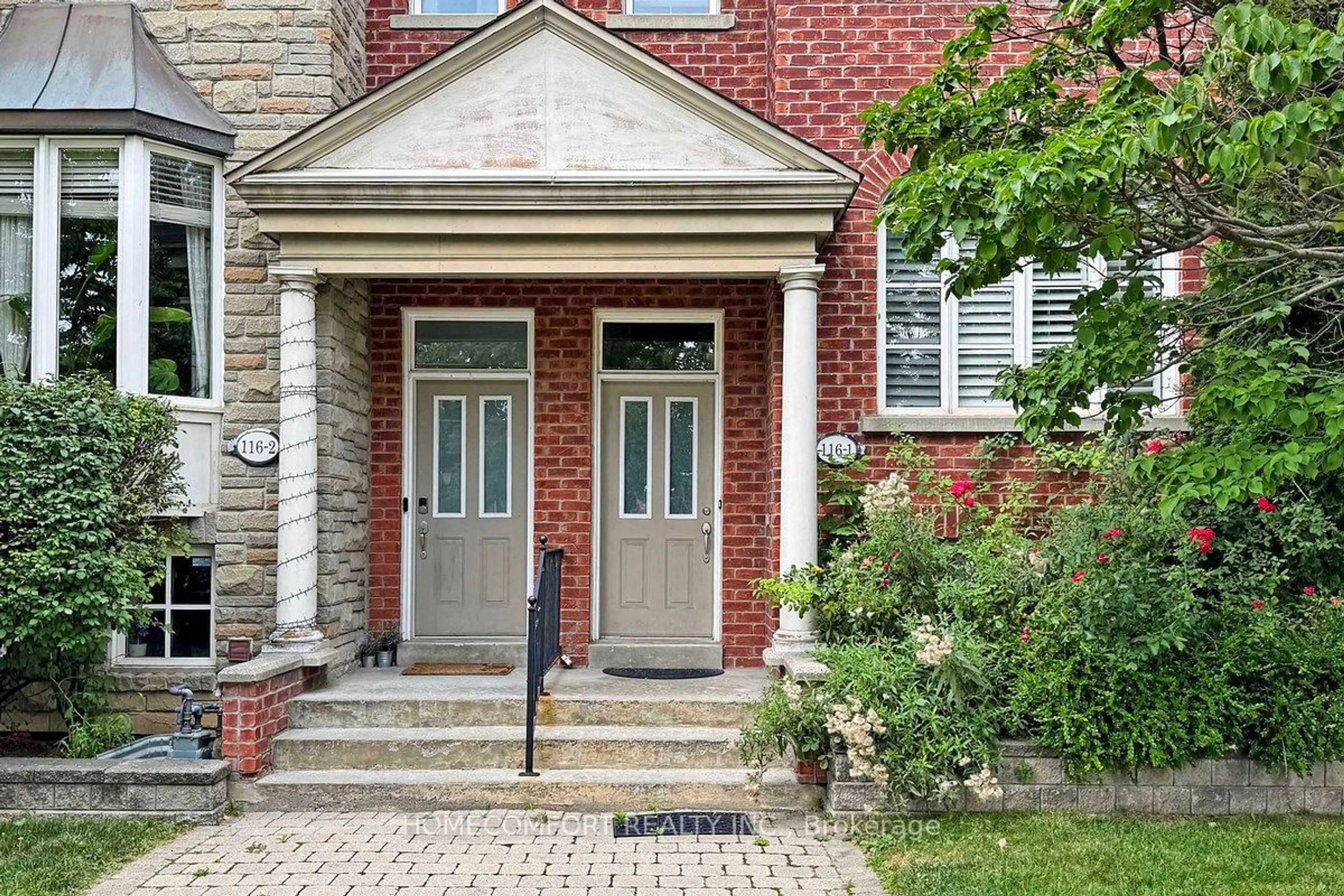 Home with brick exterior material for 116 Evans Ave #Th1, Toronto Ontario M8Z 6C5