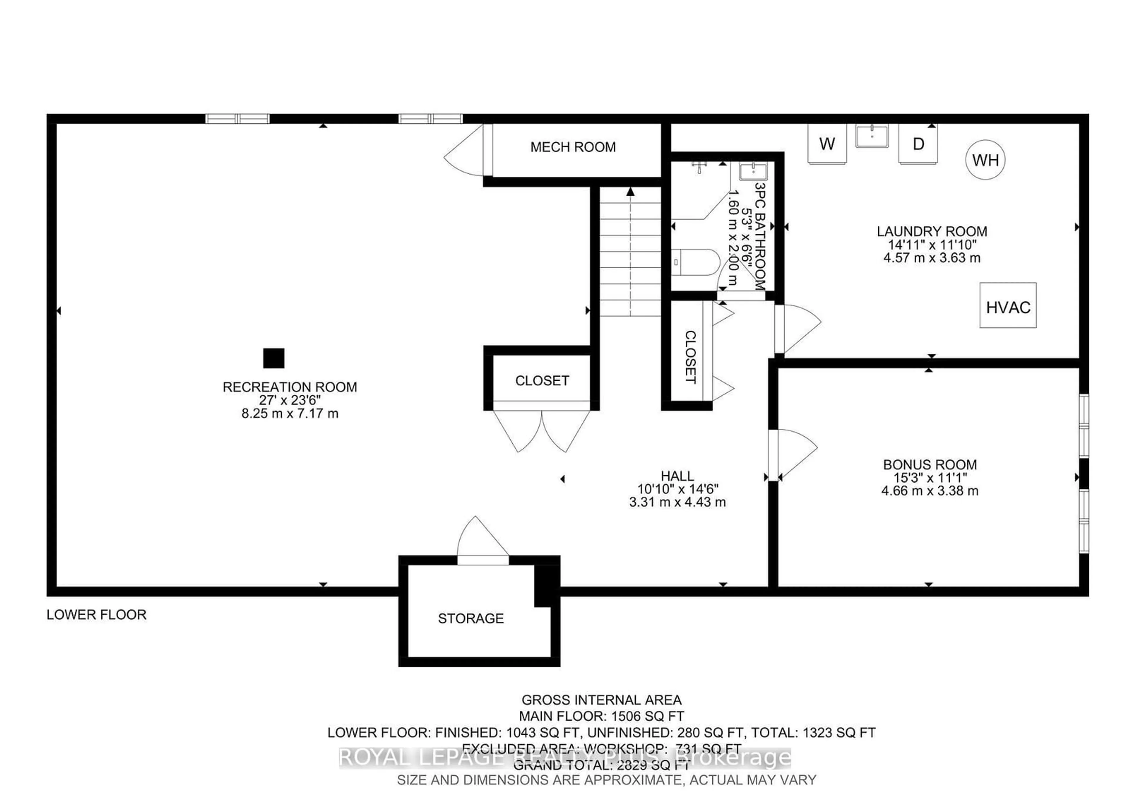 Floor plan for 14360 Sixth Line, Halton Hills Ontario L0P 1H0