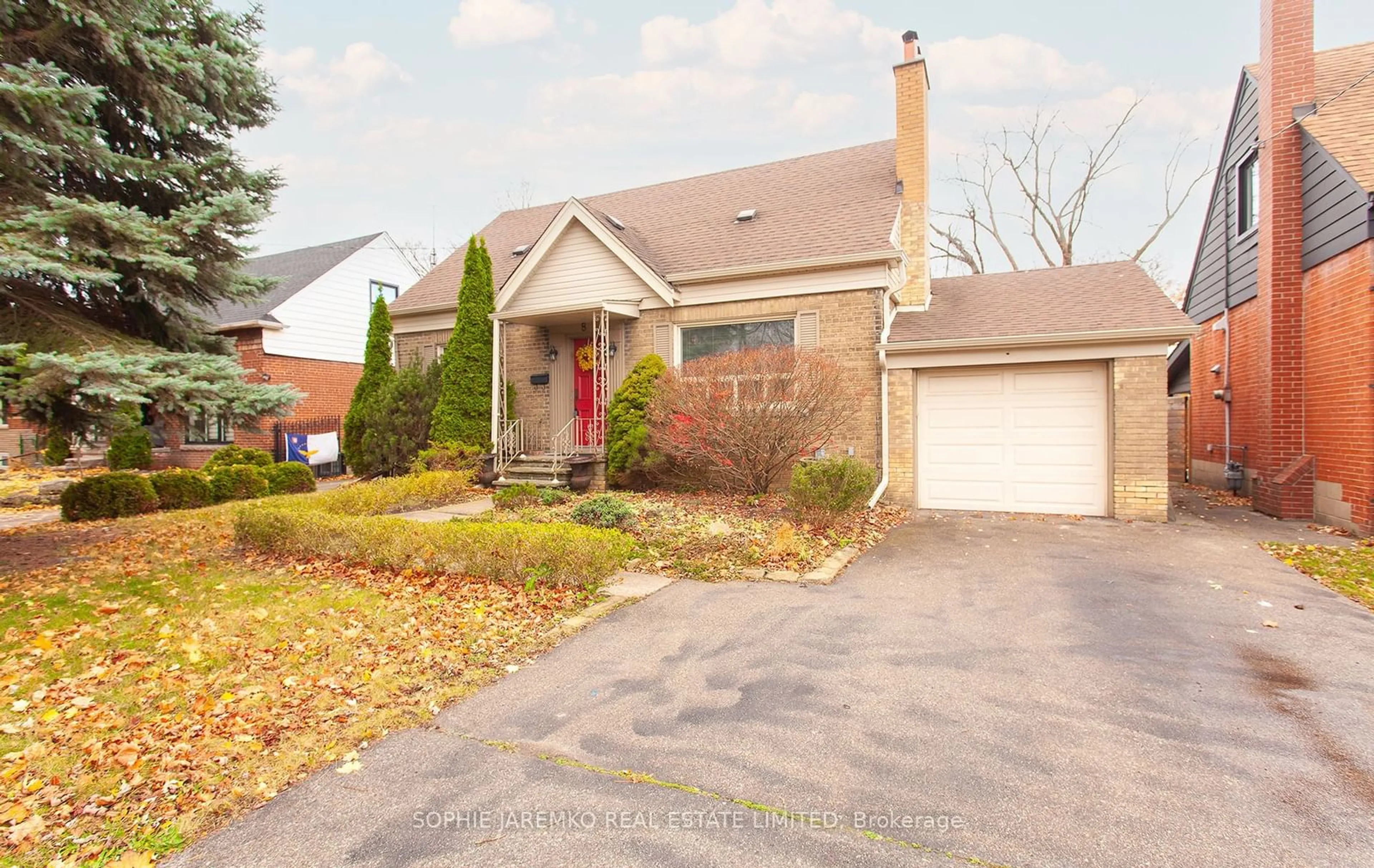 Frontside or backside of a home, the street view for 8 Ashbourne Dr, Toronto Ontario M9B 4G9