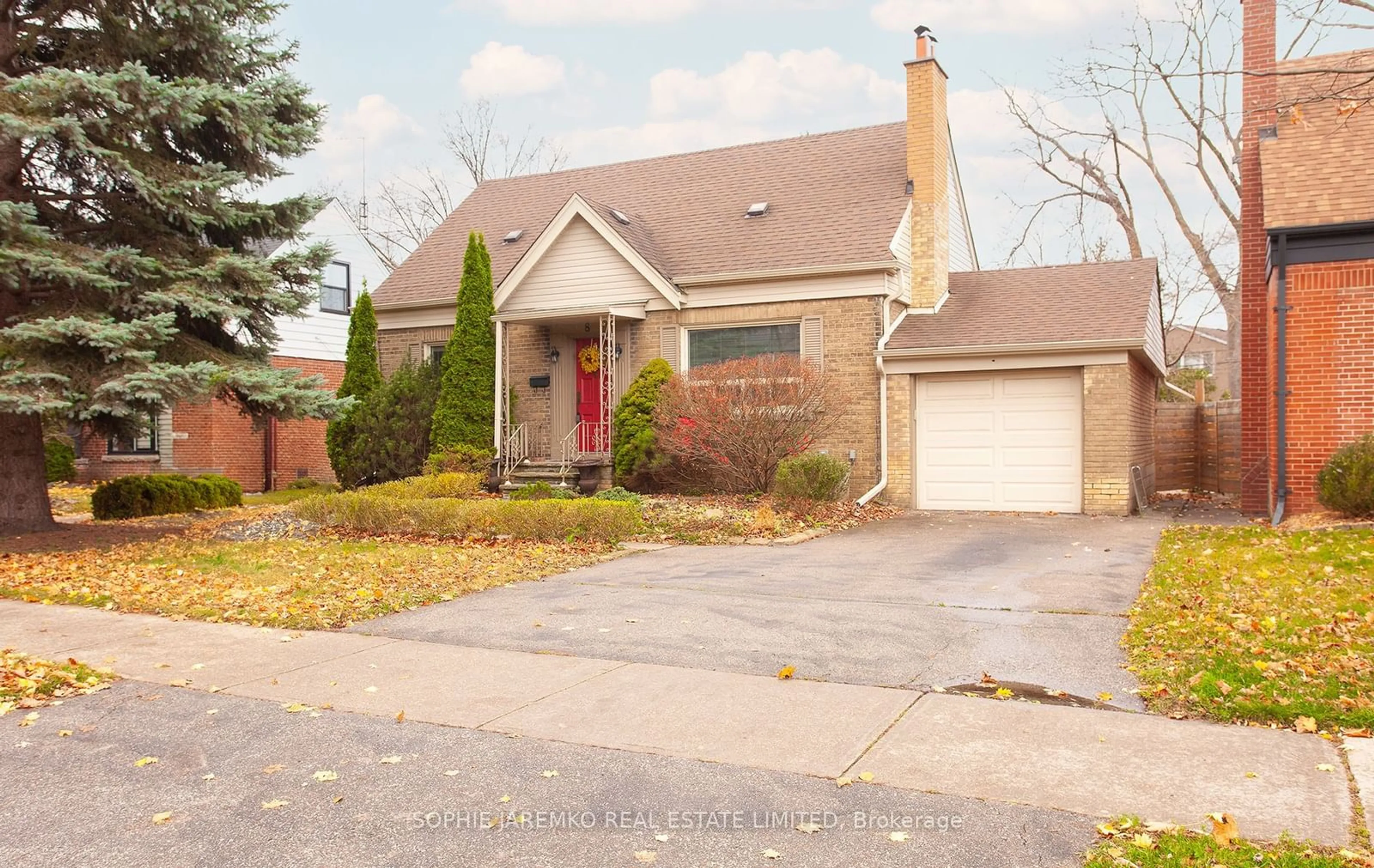 Frontside or backside of a home, the street view for 8 Ashbourne Dr, Toronto Ontario M9B 4G9