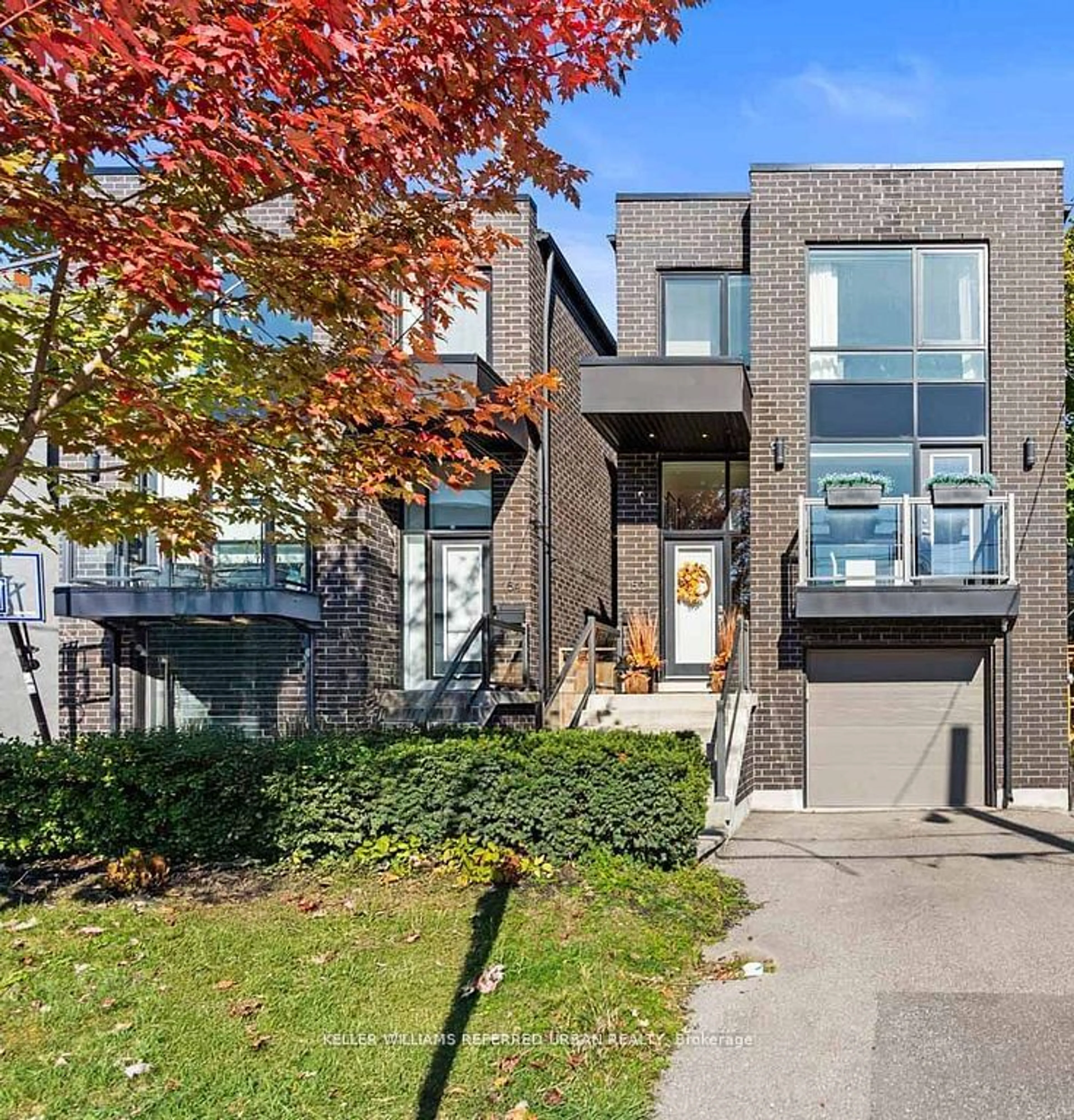 A pic from exterior of the house or condo, the street view for 152 Stanley Ave, Toronto Ontario M8V 1N9