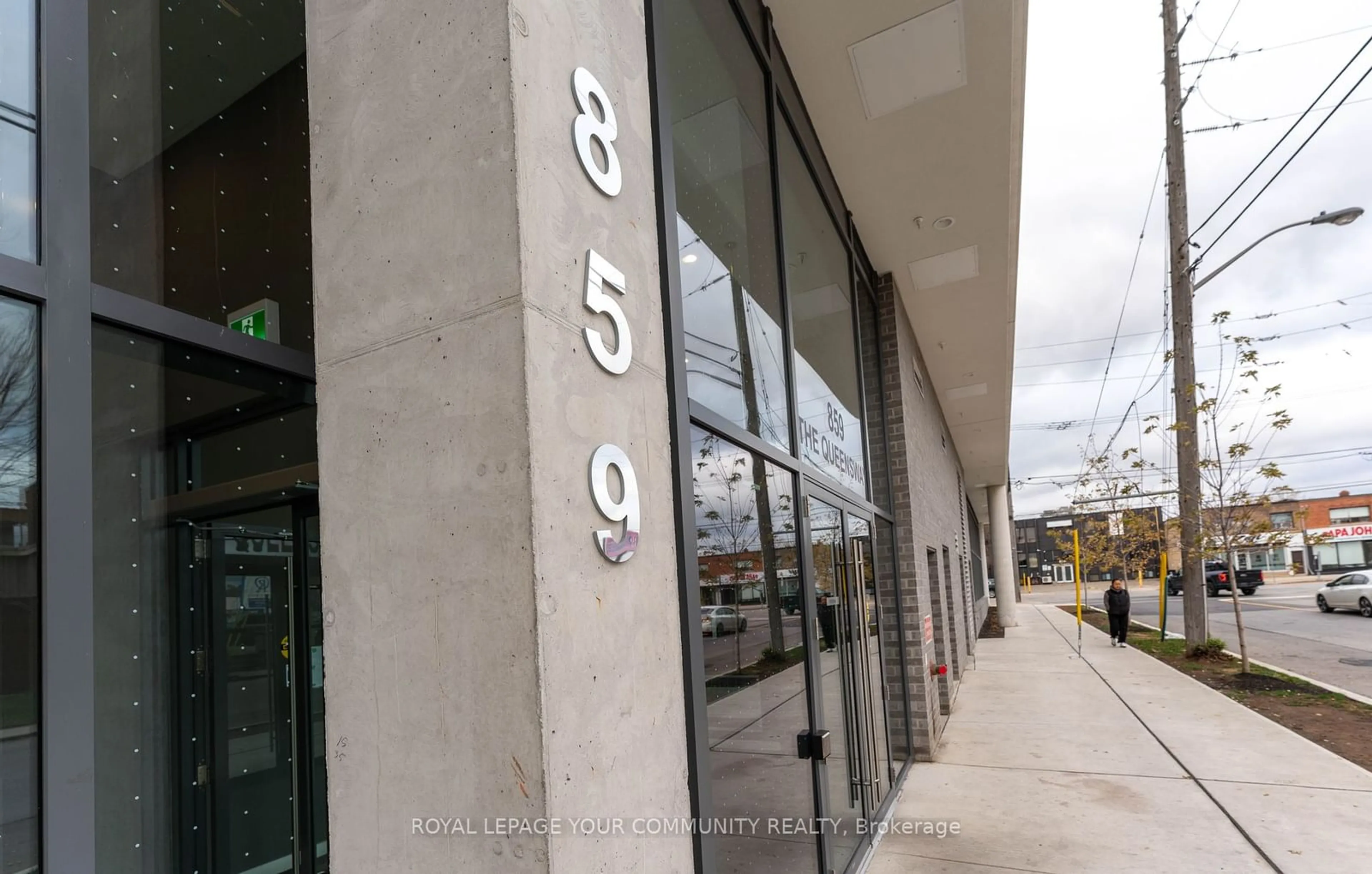 A pic from exterior of the house or condo, the front or back of building for 859 The Queensway #707, Toronto Ontario M8Z 1N8