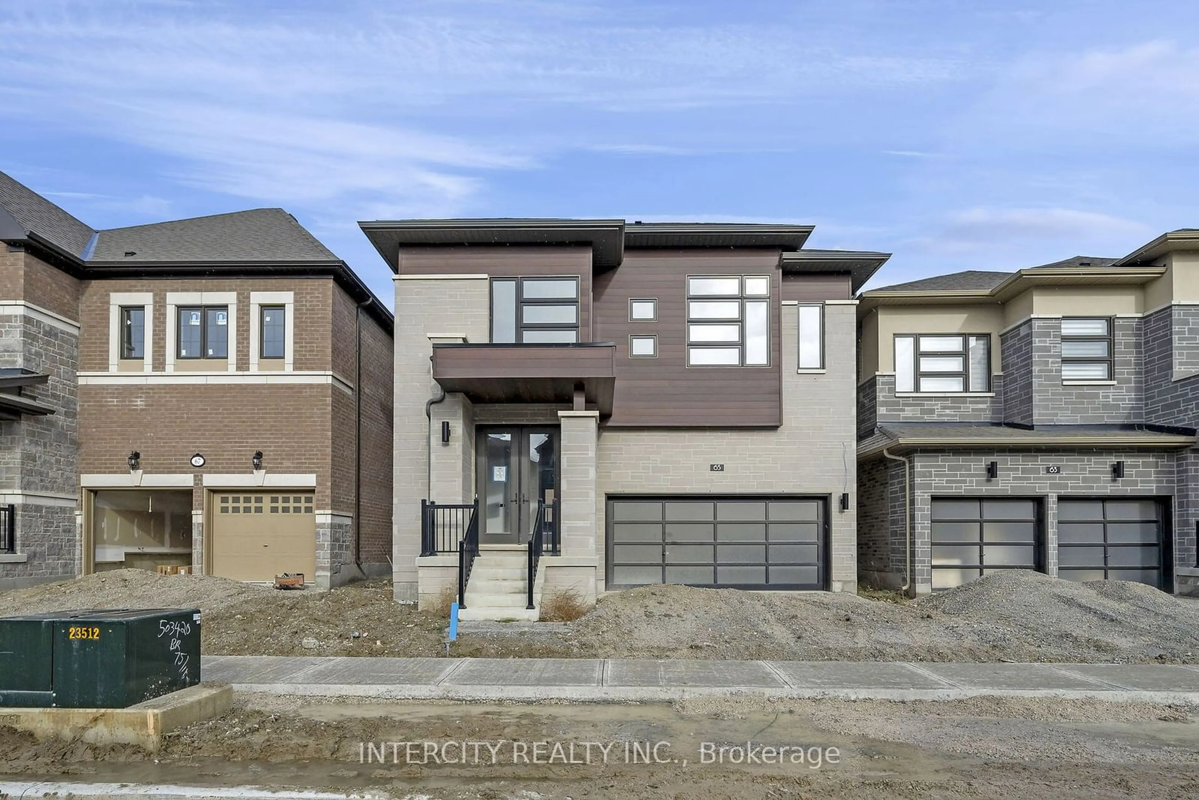 Frontside or backside of a home, the street view for 65 Claremont Dr #Lot 154, Brampton Ontario L6R 4E7