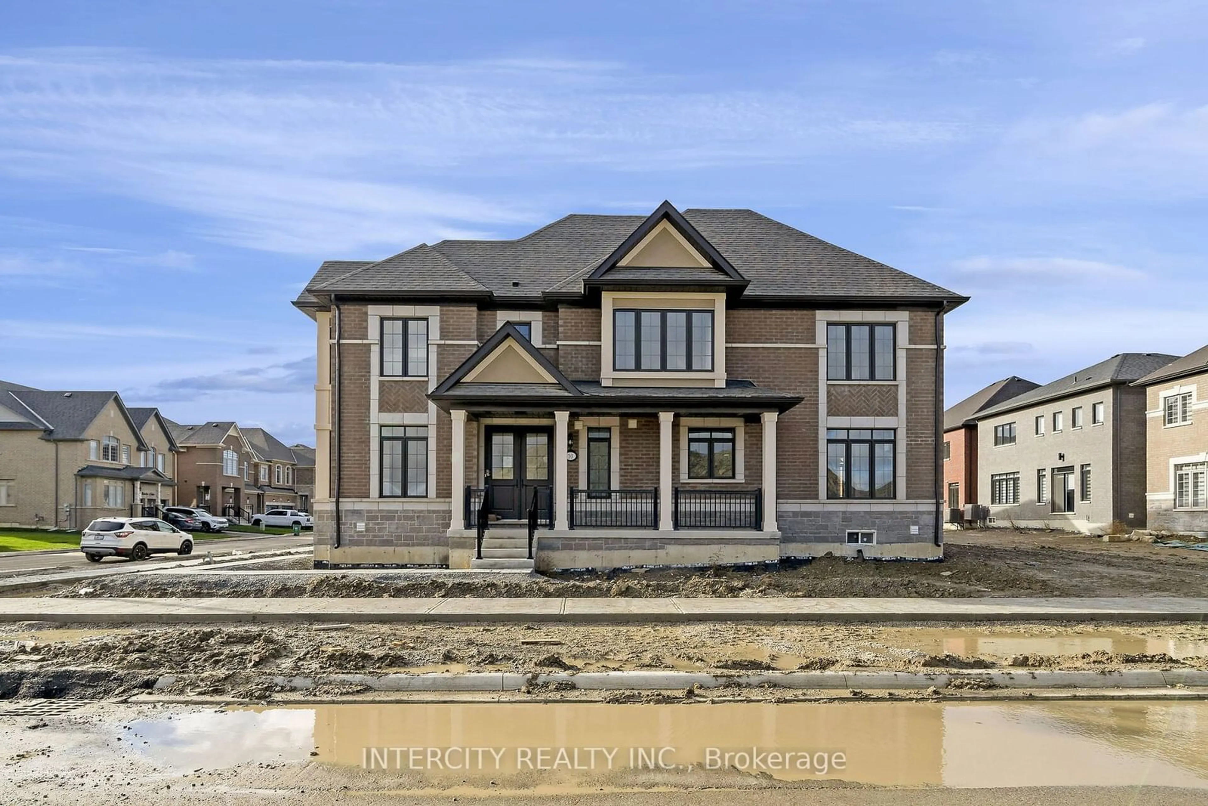 Frontside or backside of a home, the street view for 10 Tetley Rd #Lot 107, Brampton Ontario L6R 4G4