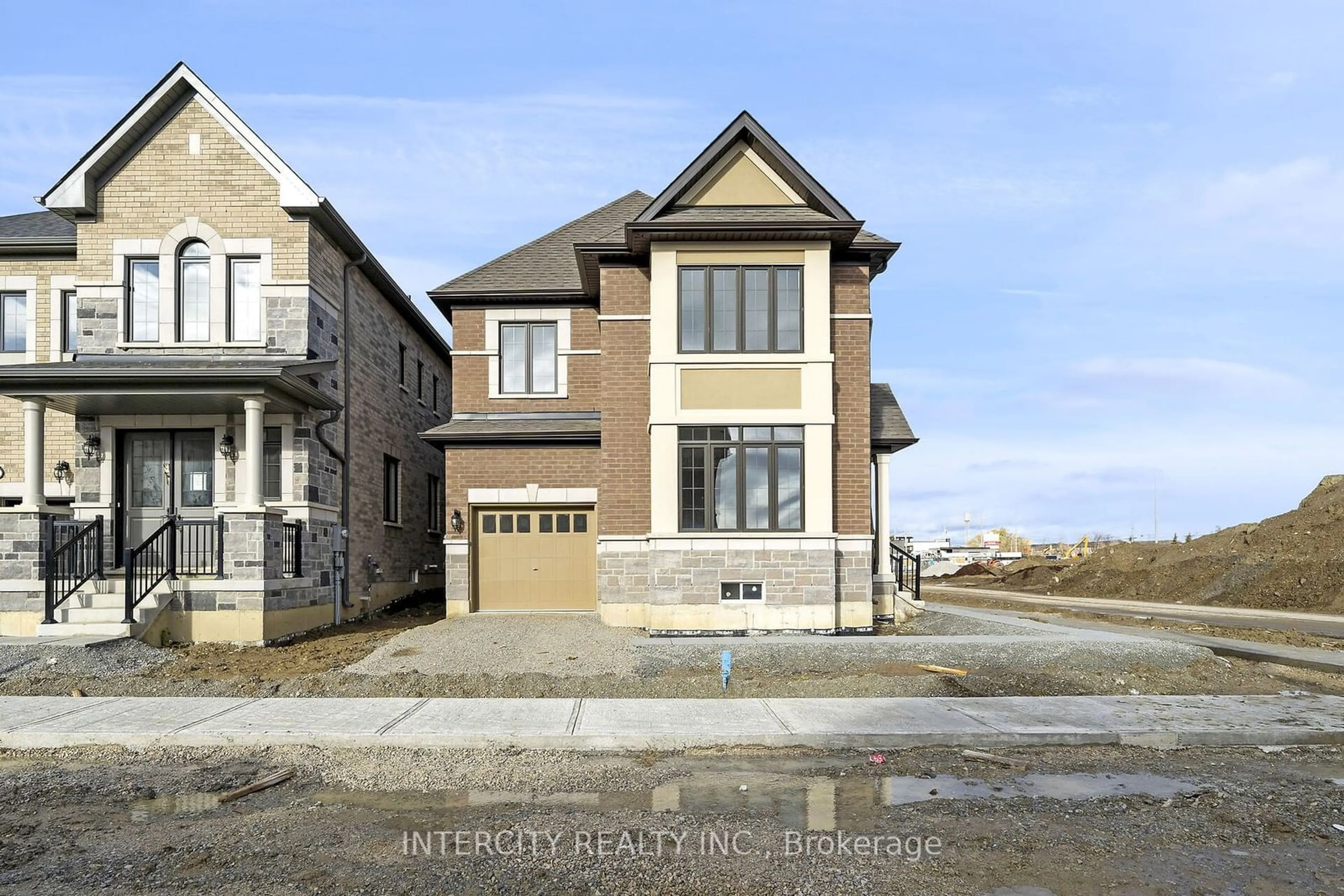 Frontside or backside of a home, the street view for 10 Tetley Rd #Lot 107, Brampton Ontario L6R 4G4