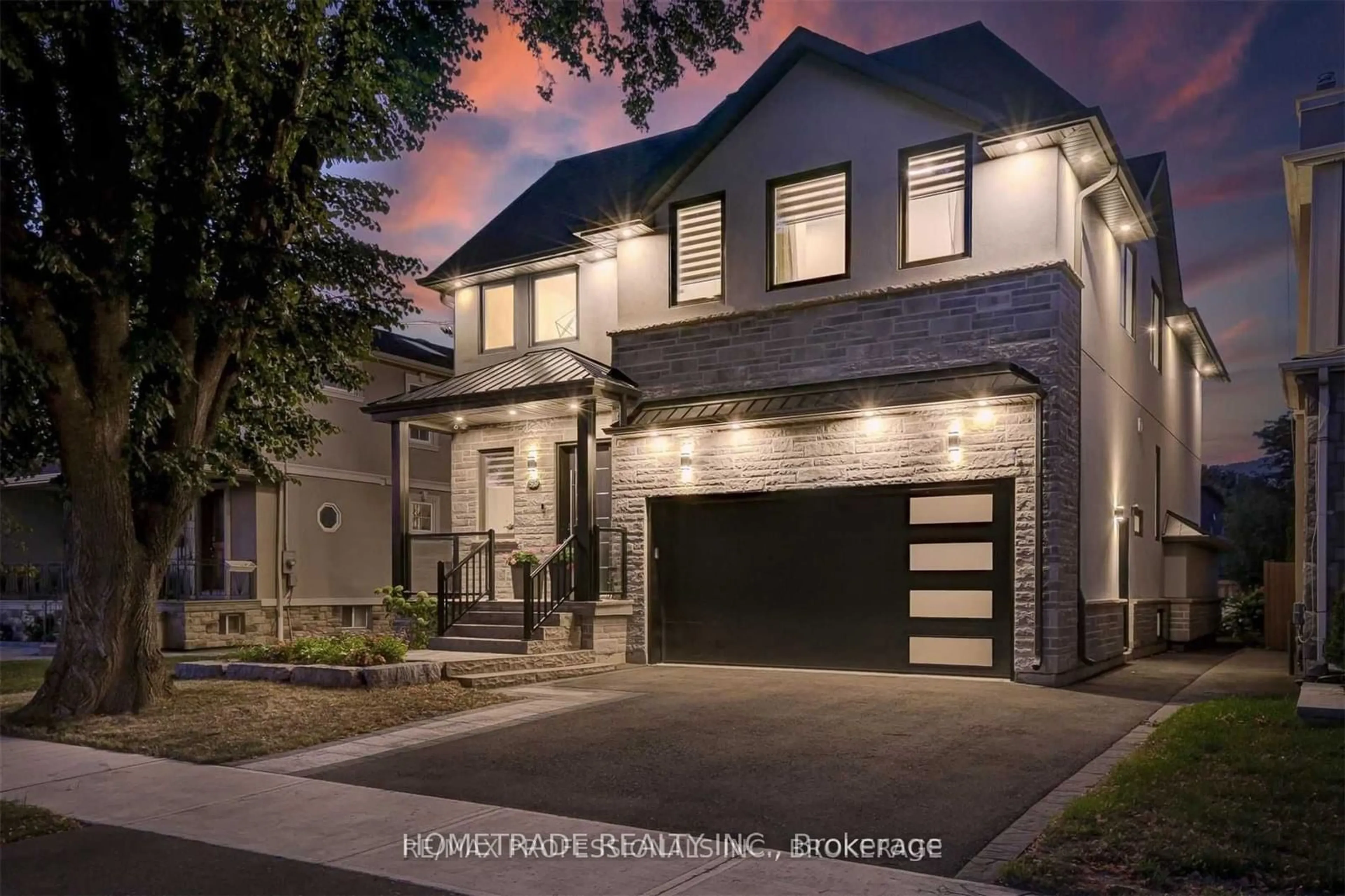 Frontside or backside of a home, the street view for 53 Culnan Ave, Toronto Ontario M8Z 5B1