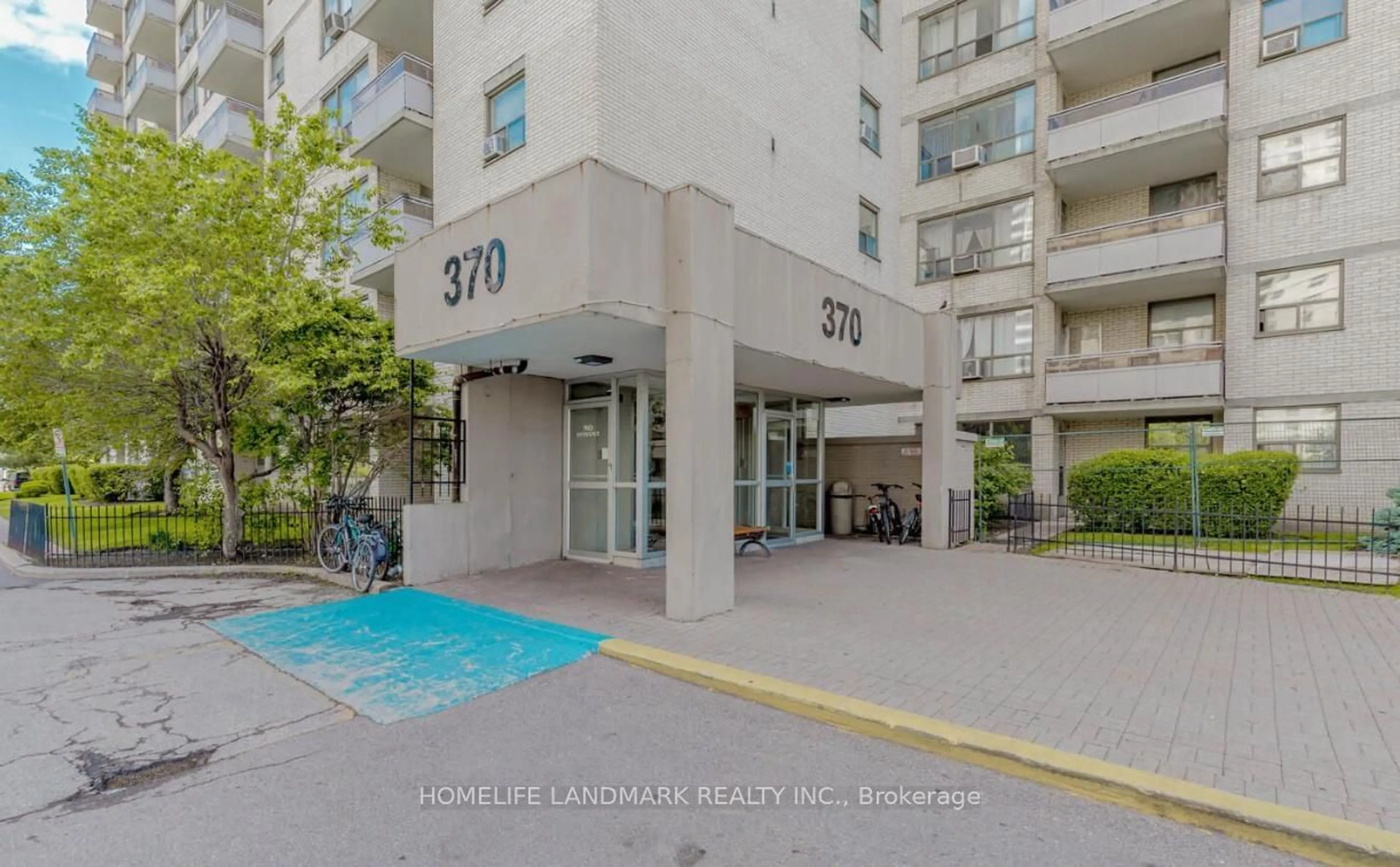 A pic from exterior of the house or condo, the street view for 370 Dixon Rd #716, Toronto Ontario M9R 1T2