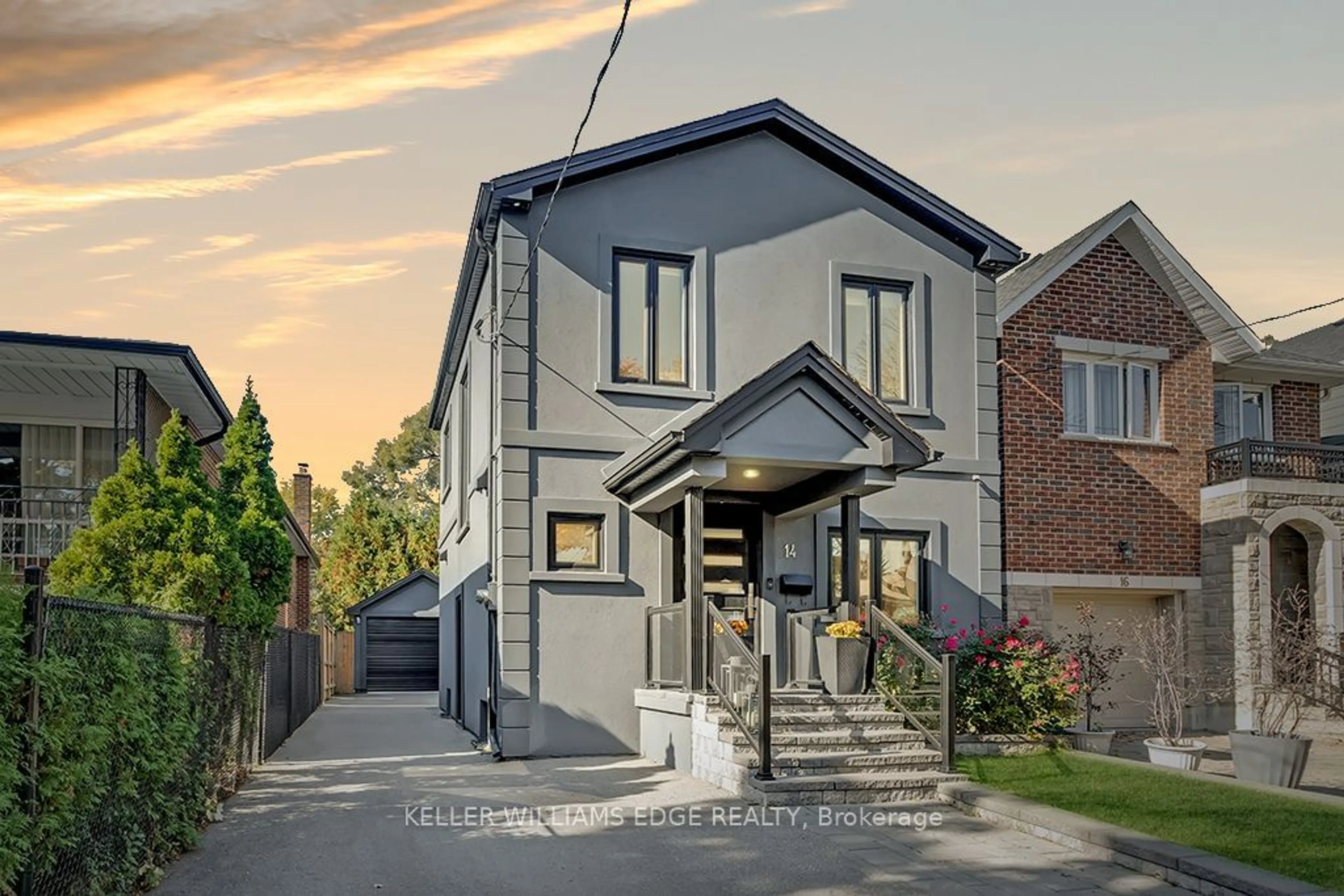 Frontside or backside of a home, cottage for 14 Bowsprit Ave, Toronto Ontario M9P 2Y5