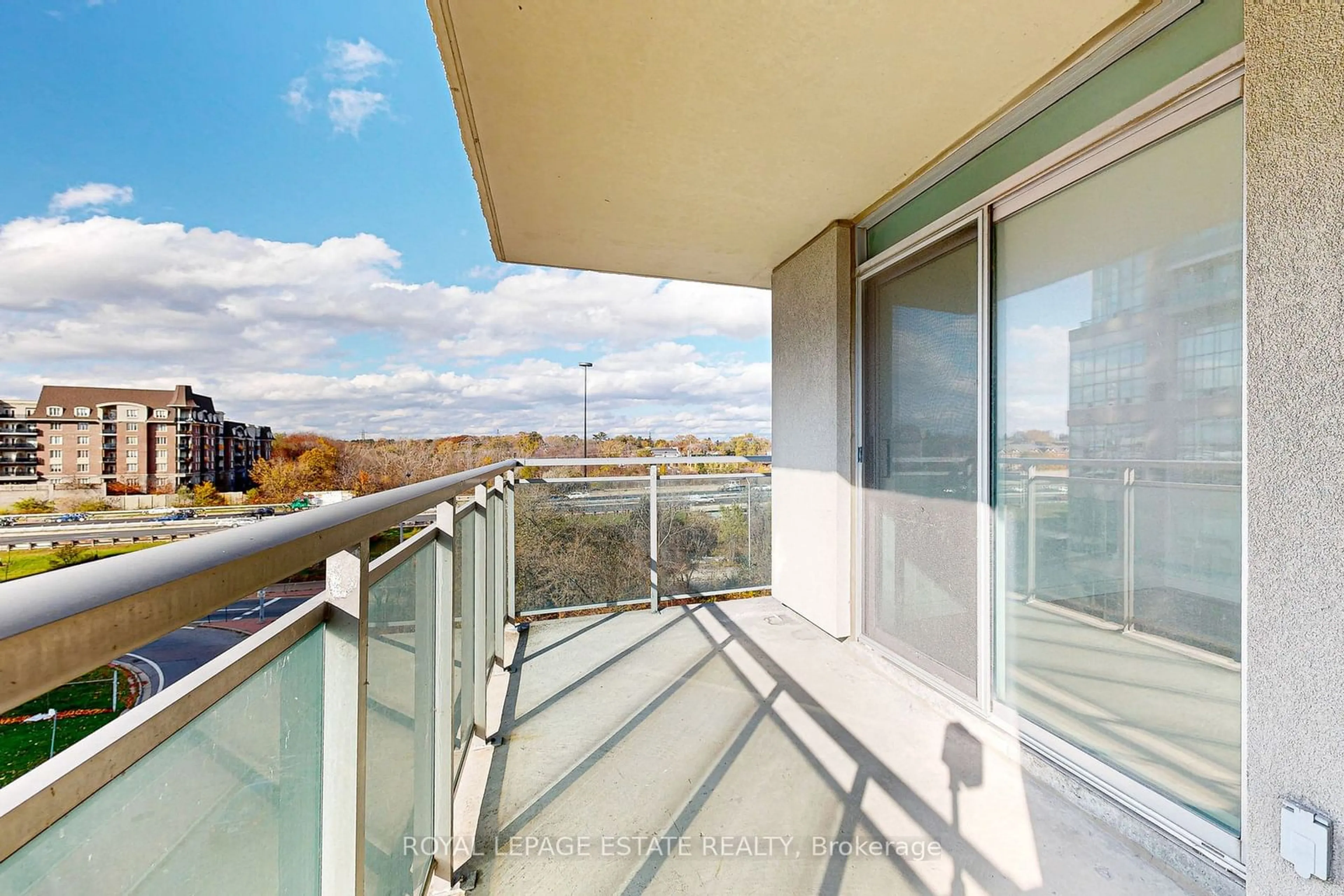 Balcony in the apartment for 185 Legion Rd #516, Toronto Ontario M8Y 0A1