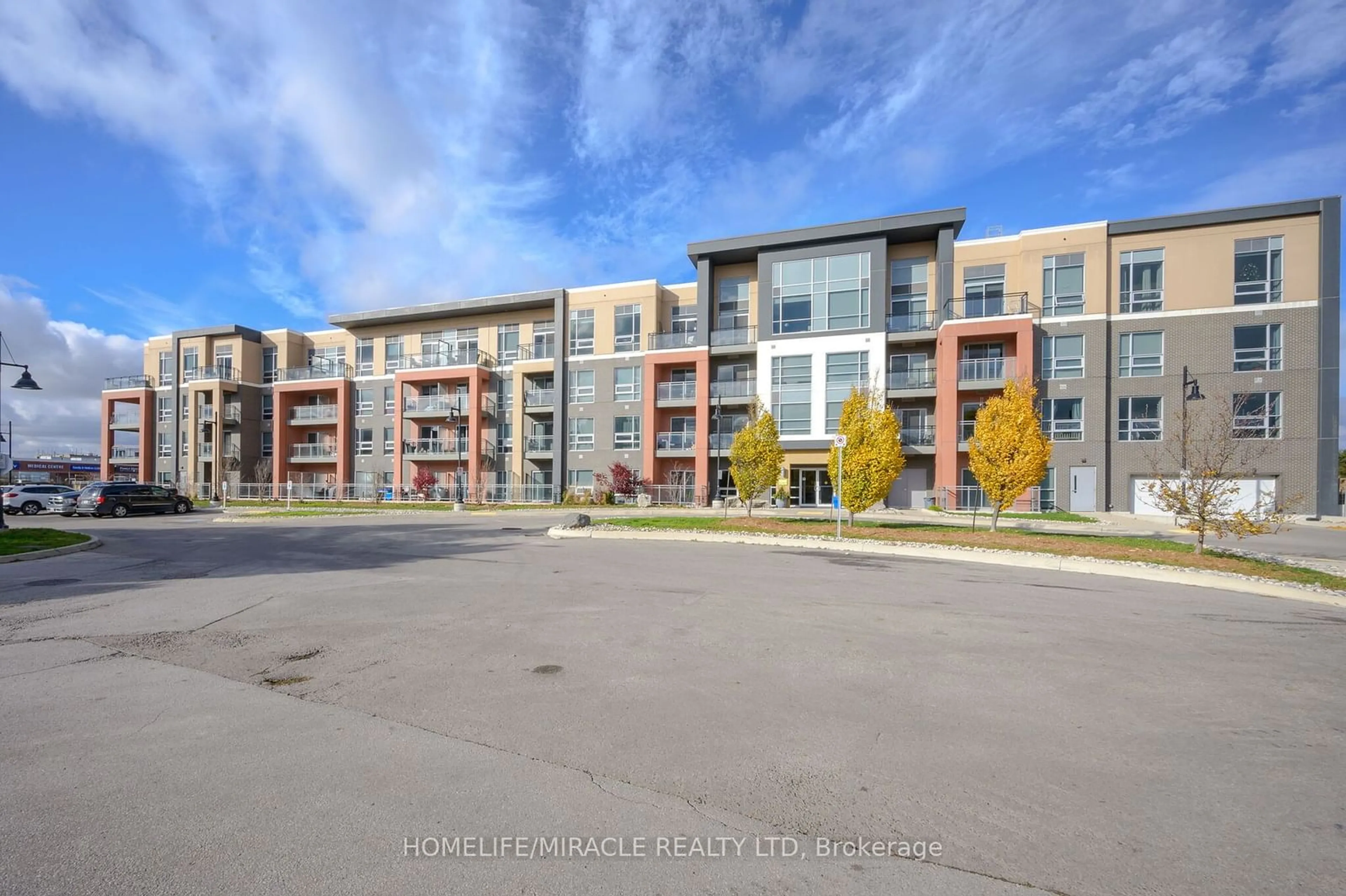 A pic from exterior of the house or condo, the front or back of building for 4040 Upper Middle Rd #222, Burlington Ontario L7M 0H2