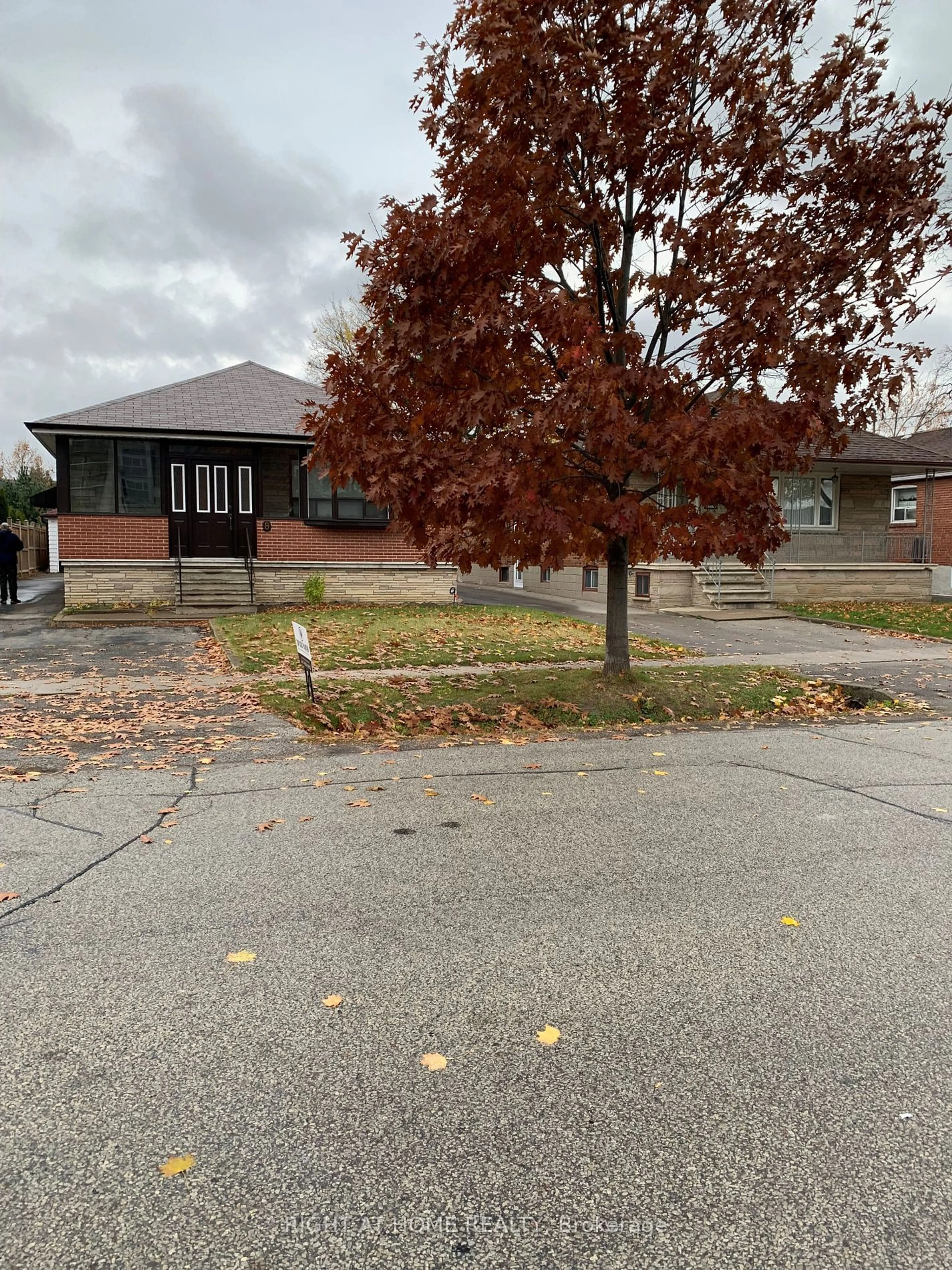 Frontside or backside of a home, the street view for 8 Stanmills Rd, Toronto Ontario M8Z 1X7