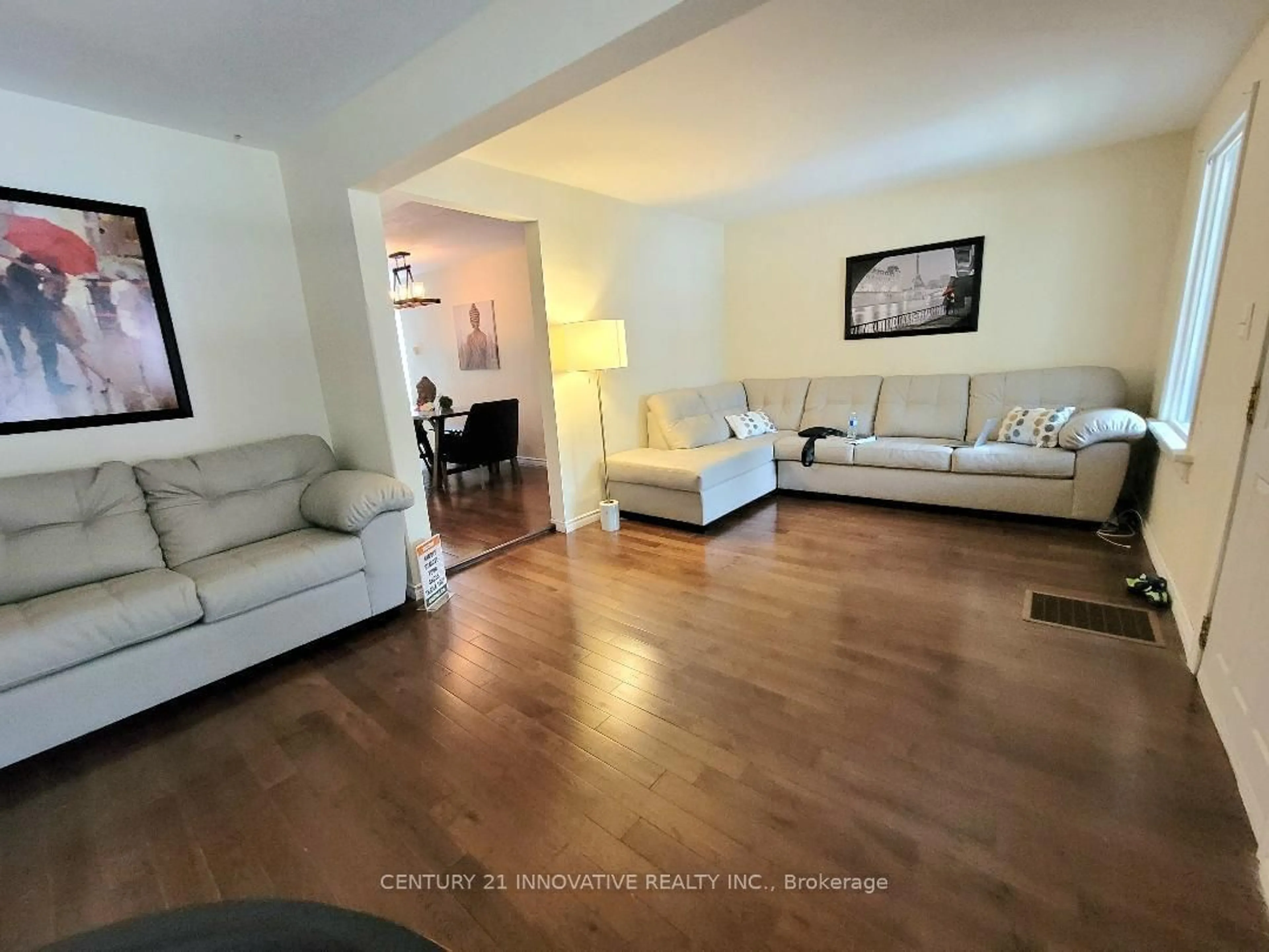 Living room, wood floors for 29 Hillary Ave, Toronto Ontario M6N 2B9