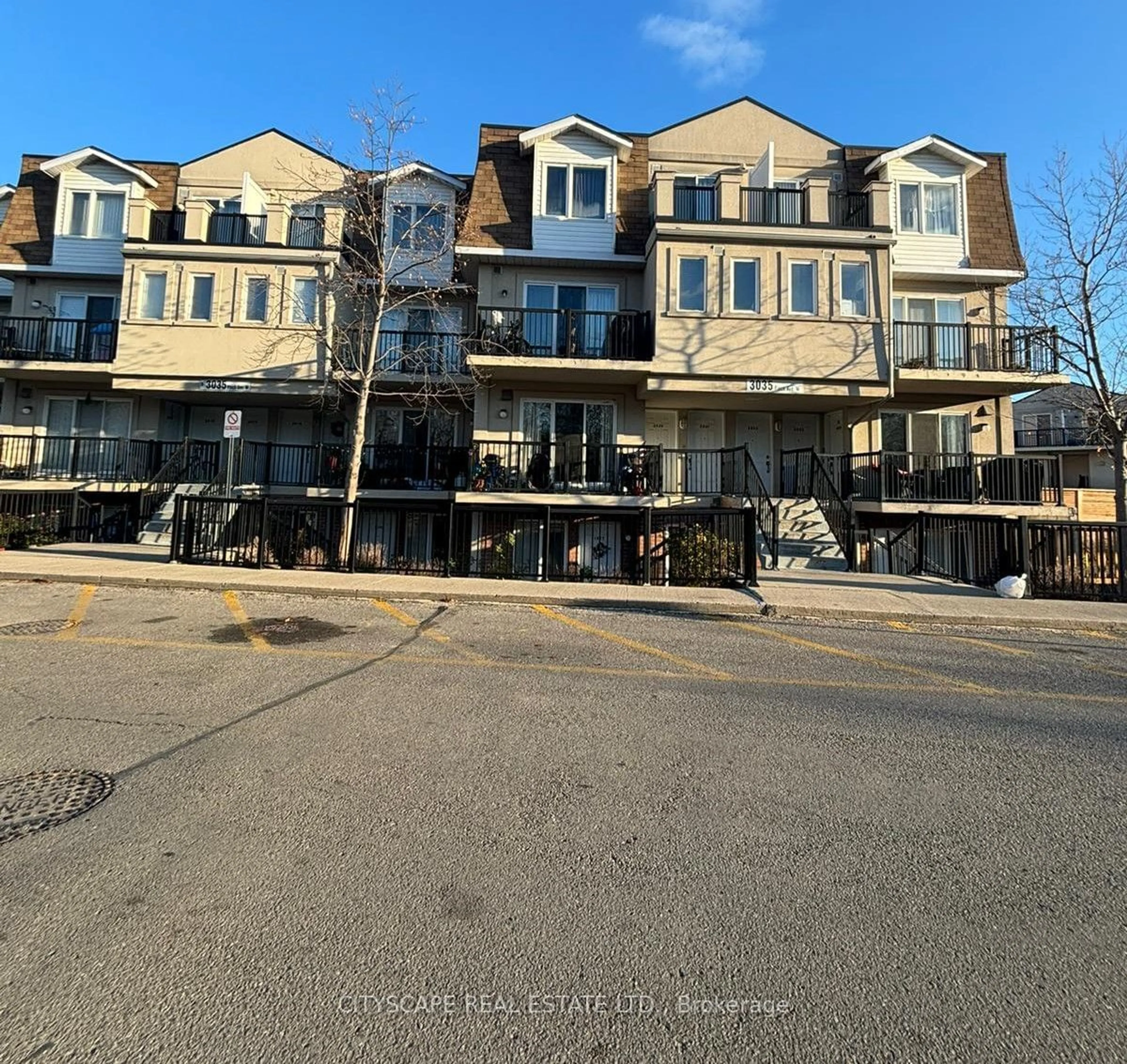 A pic from exterior of the house or condo, the front or back of building for 3035 Finch Ave #2020, Toronto Ontario M9M 0A2