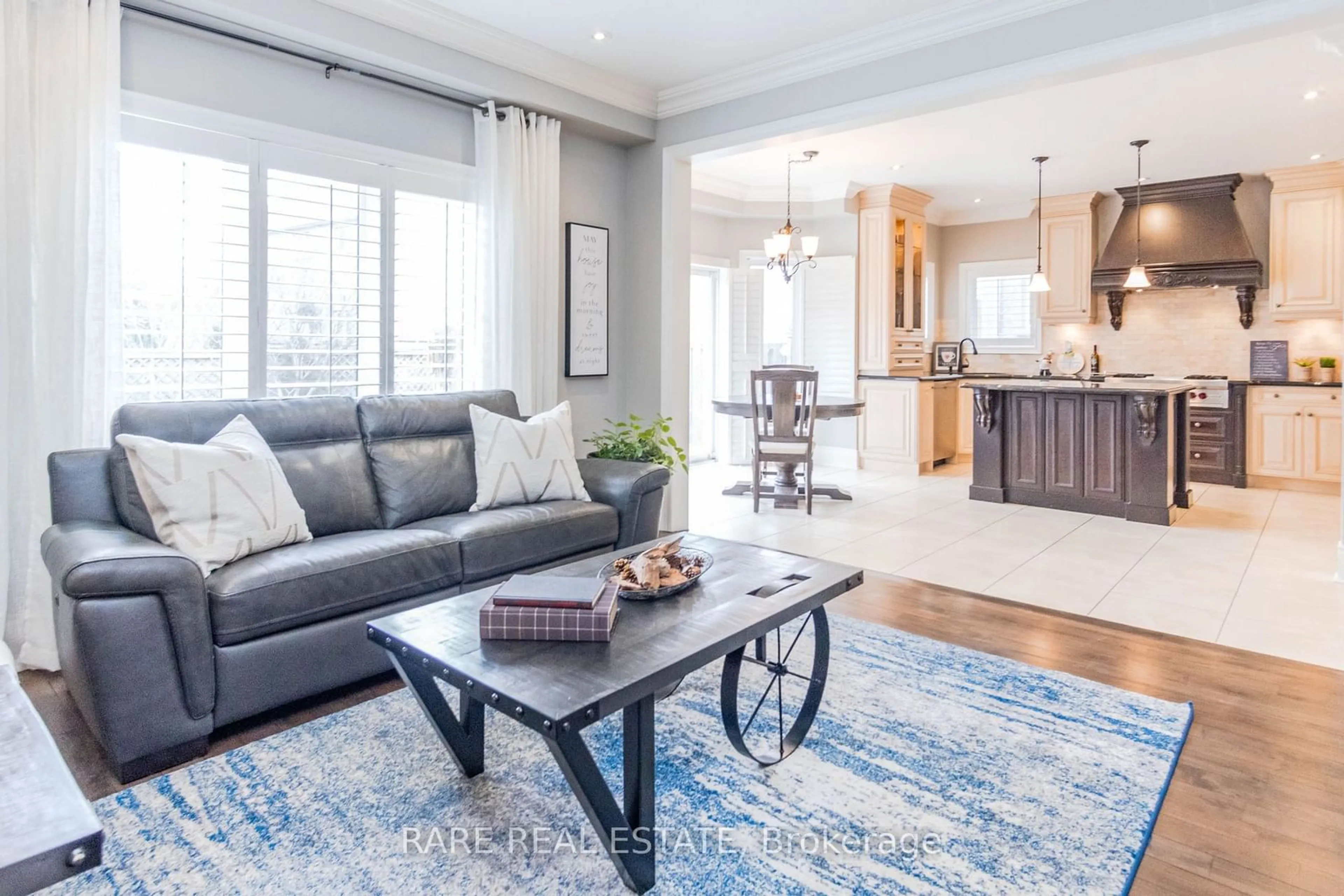 Living room, wood floors for 390 Barber Dr, Halton Hills Ontario L7G 0A6