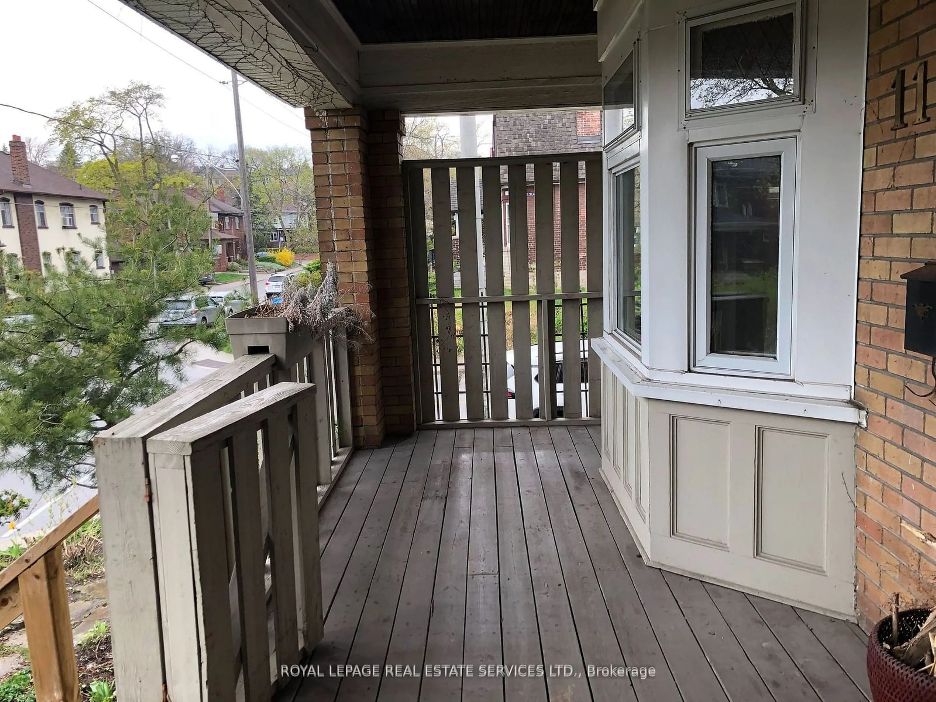 Balcony in the apartment, cottage for 117 Clendenan Ave, Toronto Ontario M6P 2W7