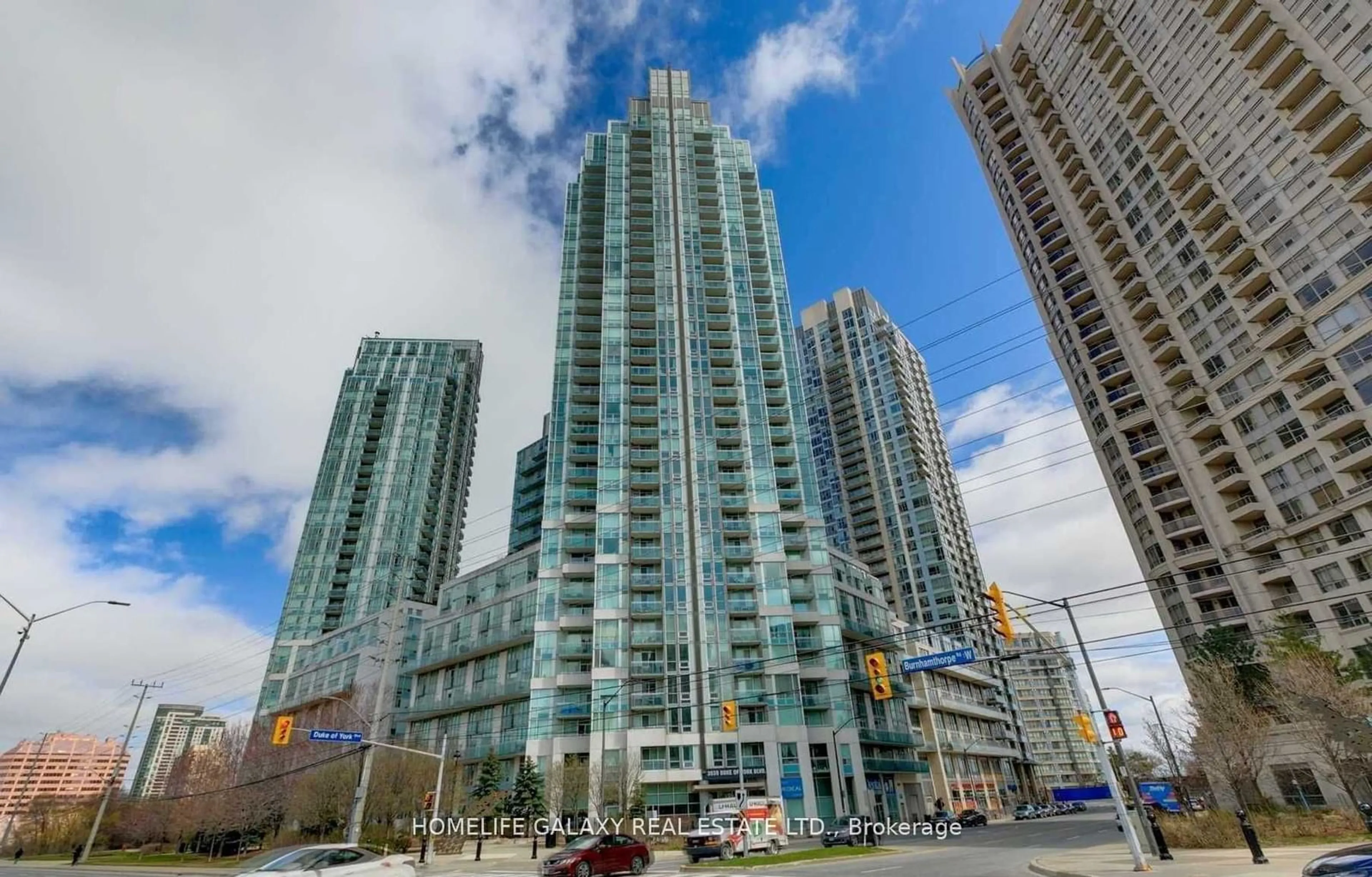 A pic from exterior of the house or condo, the street view for 3939 Duke Of York Blvd #2107, Mississauga Ontario L5B 4N2