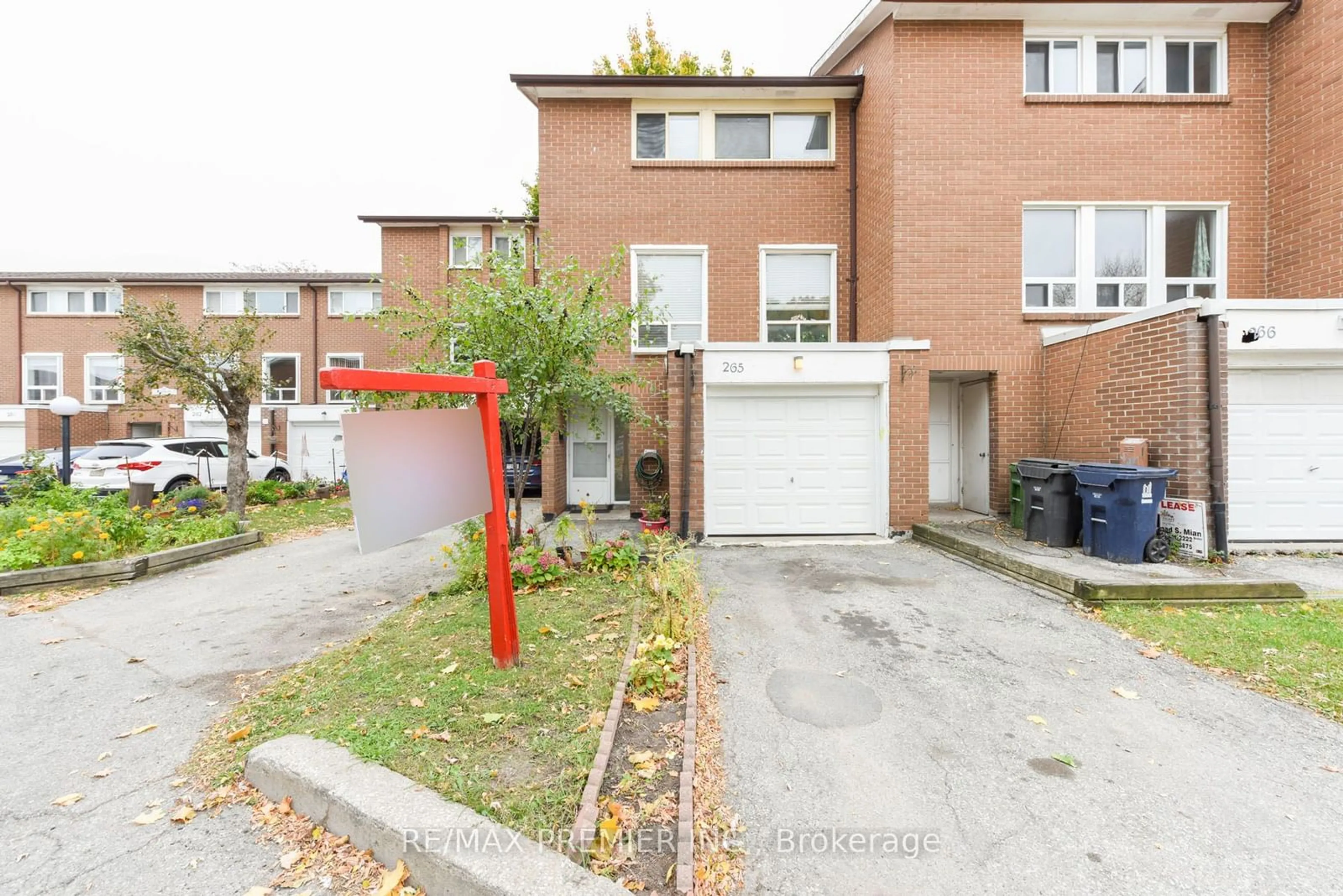 A pic from exterior of the house or condo, the street view for 1601 Albion Rd #265, Toronto Ontario M9V 1T4