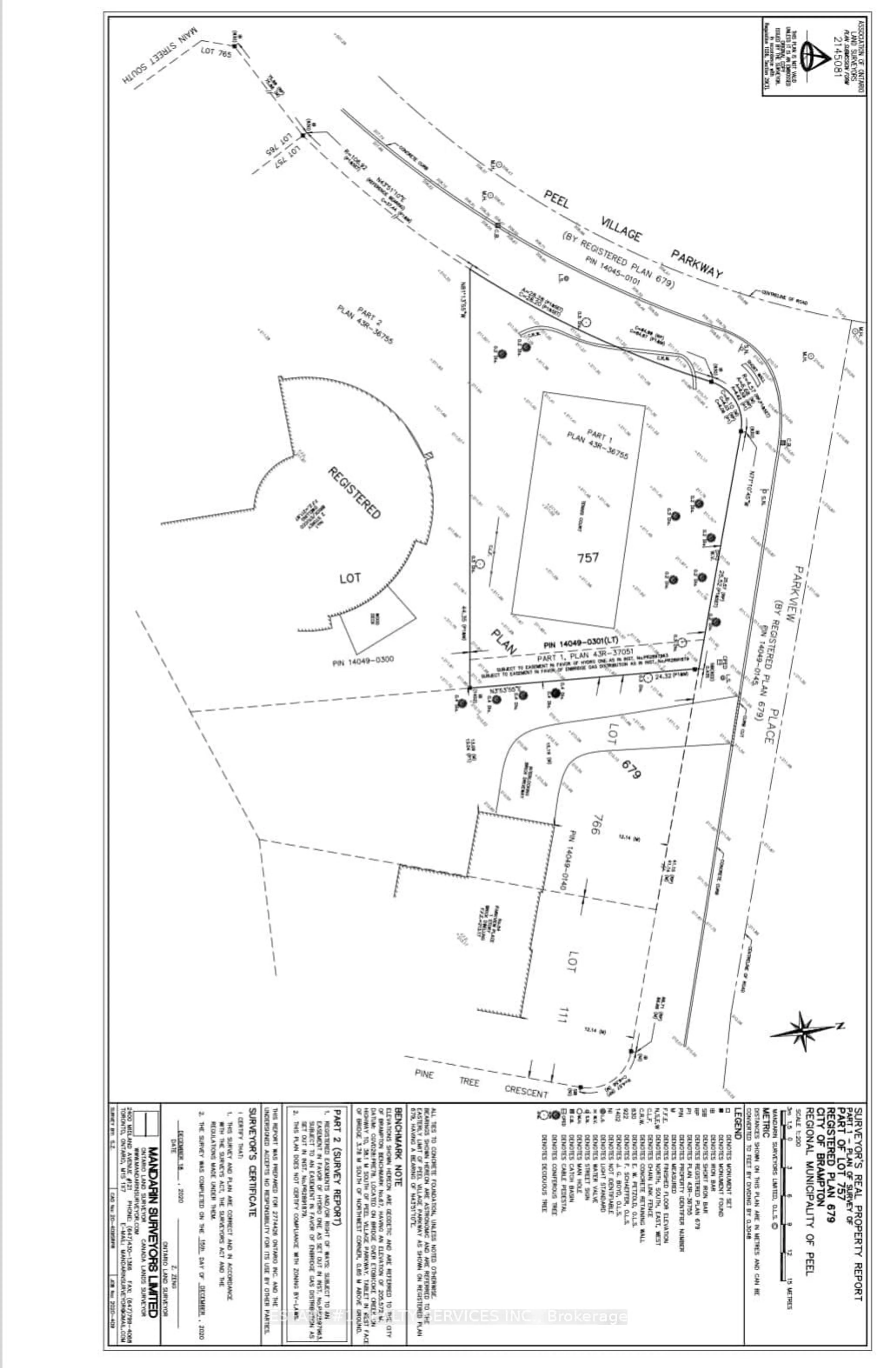 Floor plan for 58 Parkview Pl, Brampton Ontario L6W 2G2