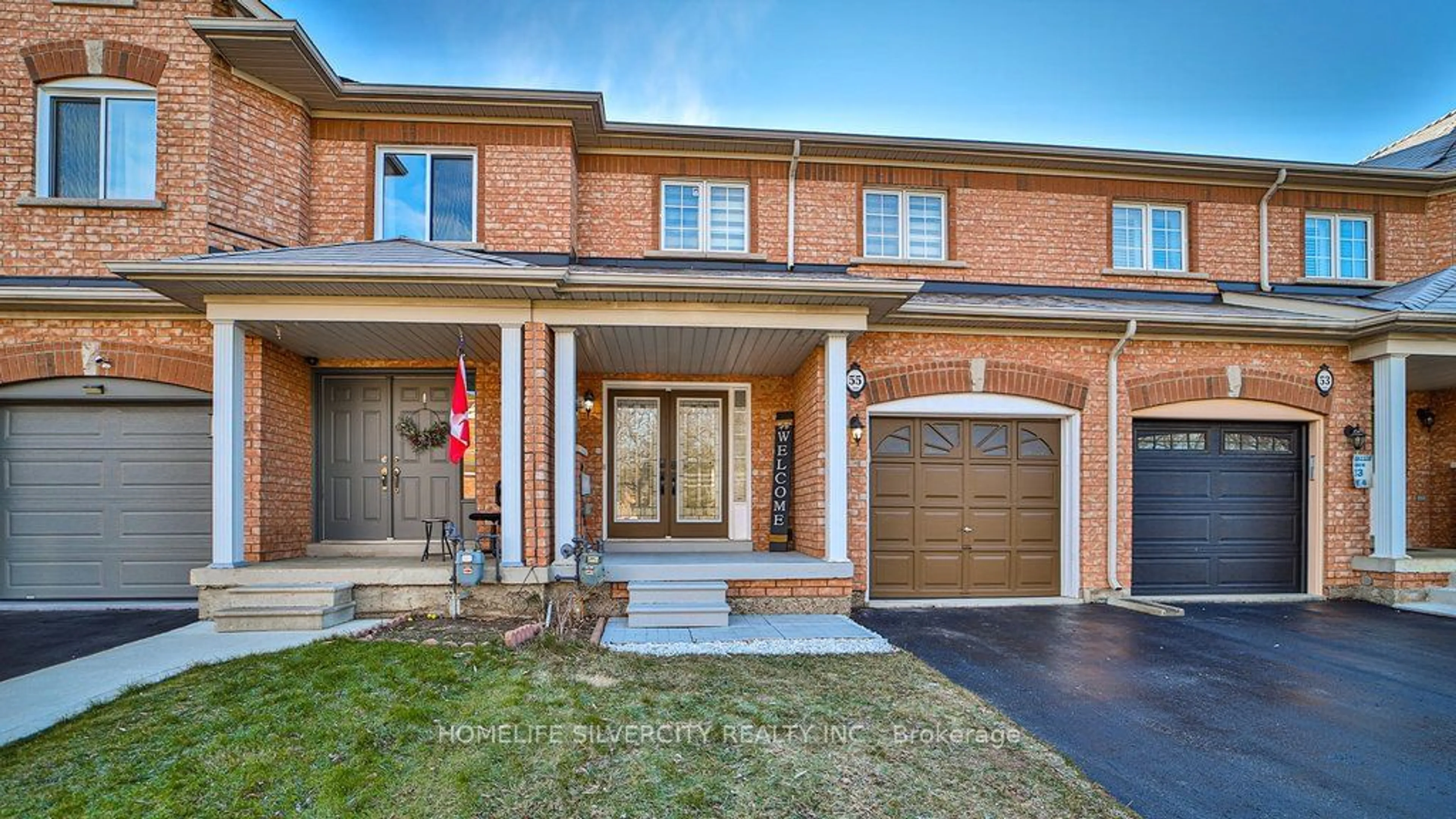 Home with brick exterior material for 55 Samantha Cres, Brampton Ontario L6Z 0A6