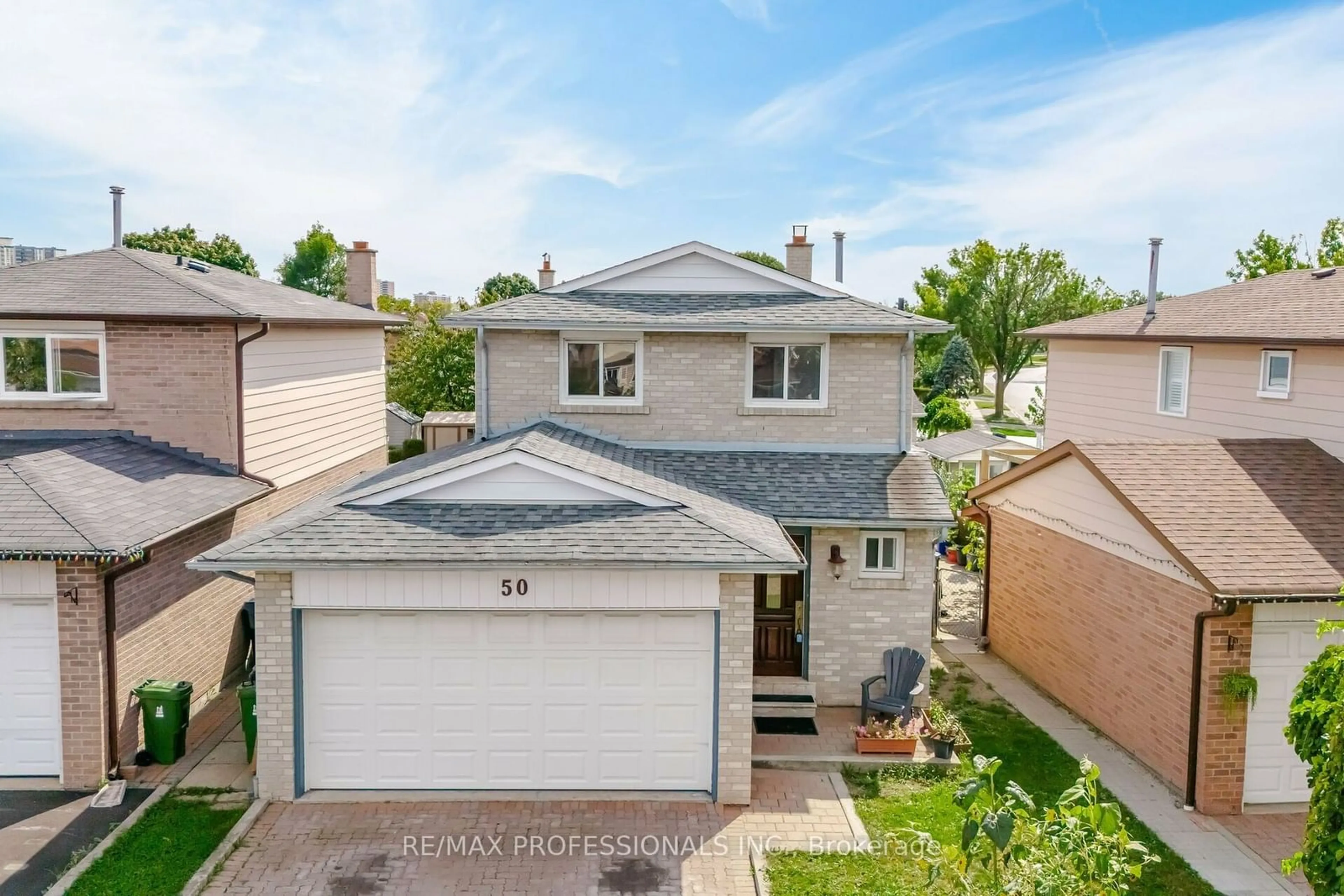 Frontside or backside of a home, the street view for 50 Franca Cres, Toronto Ontario M9V 4S3