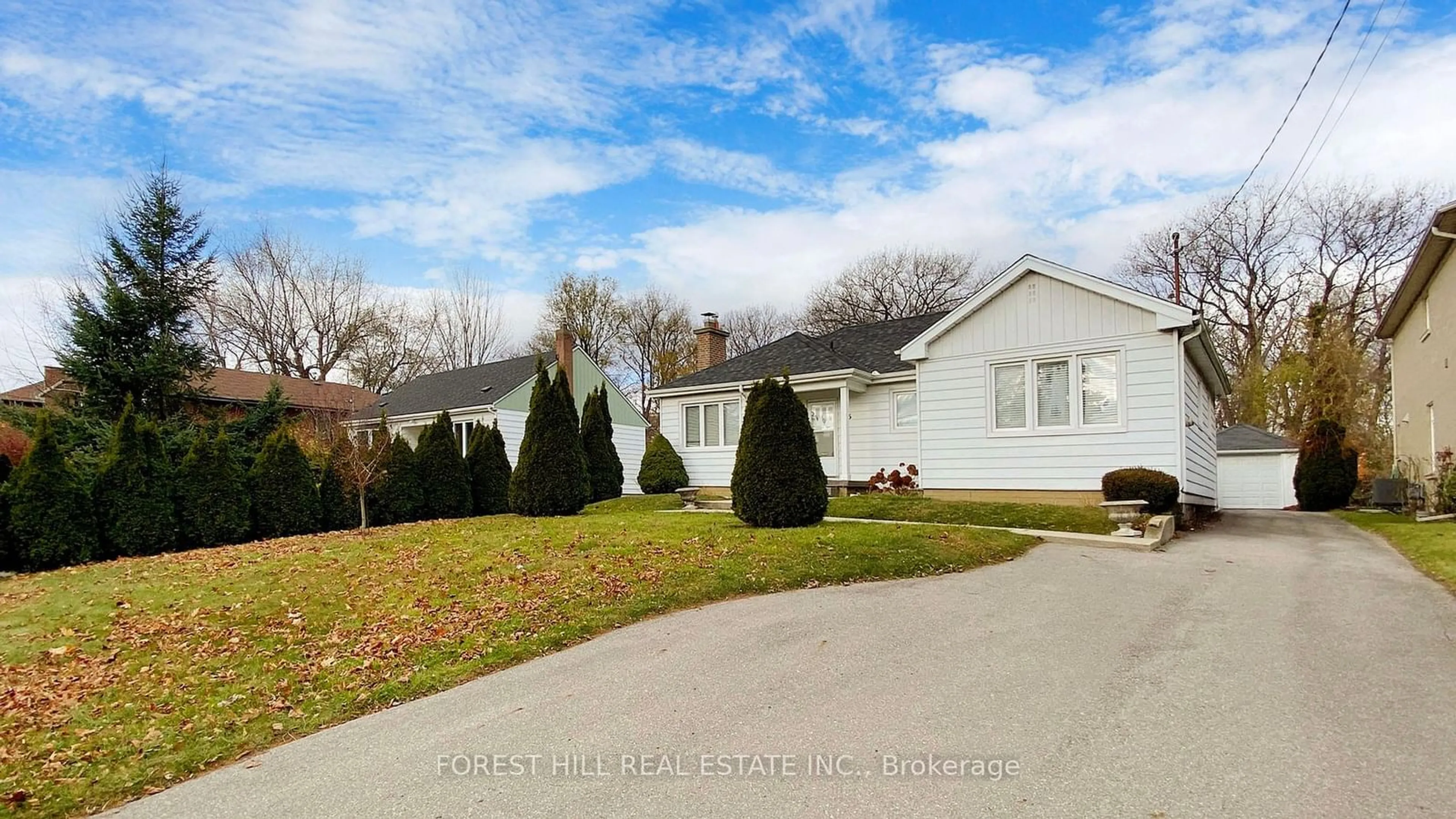 Frontside or backside of a home, the street view for 76 North Park Dr, Toronto Ontario M6L 1K2