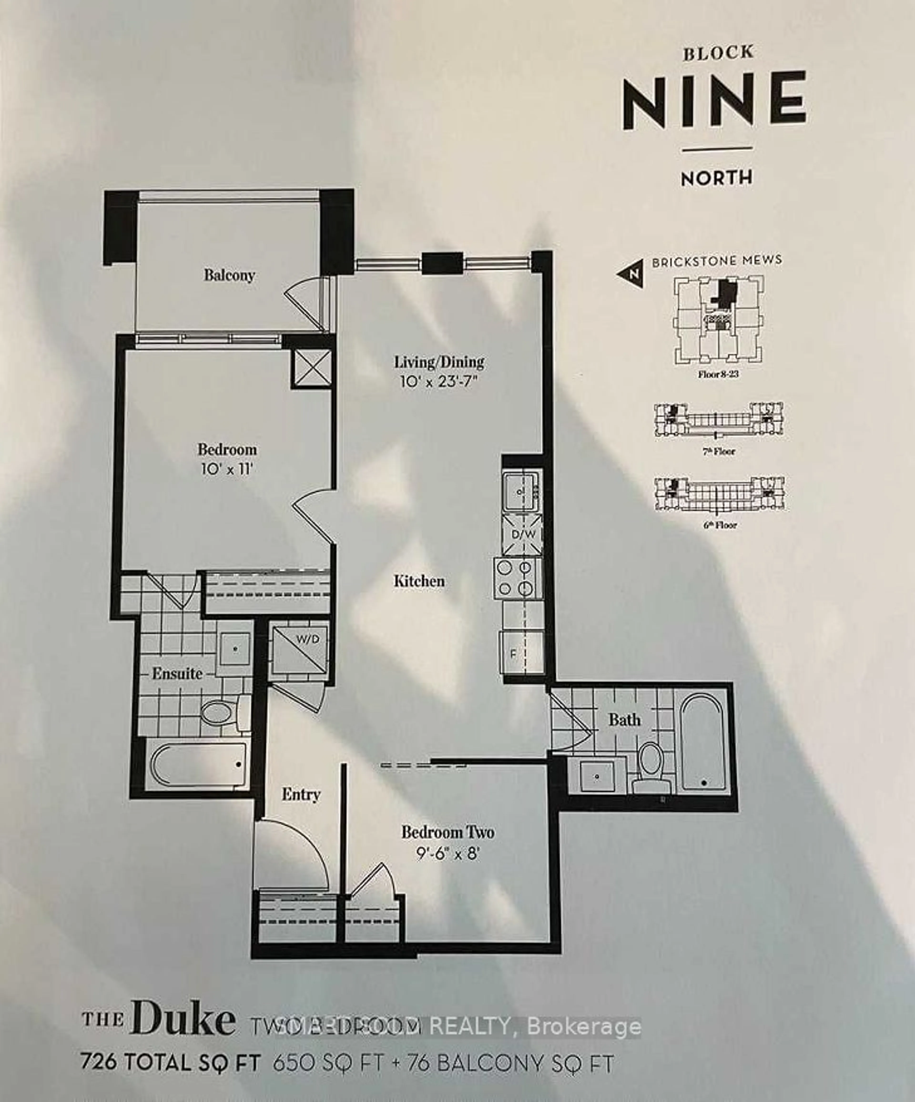 Floor plan for 4055 Parkside Village Dr #2716, Mississauga Ontario L5B 0K8