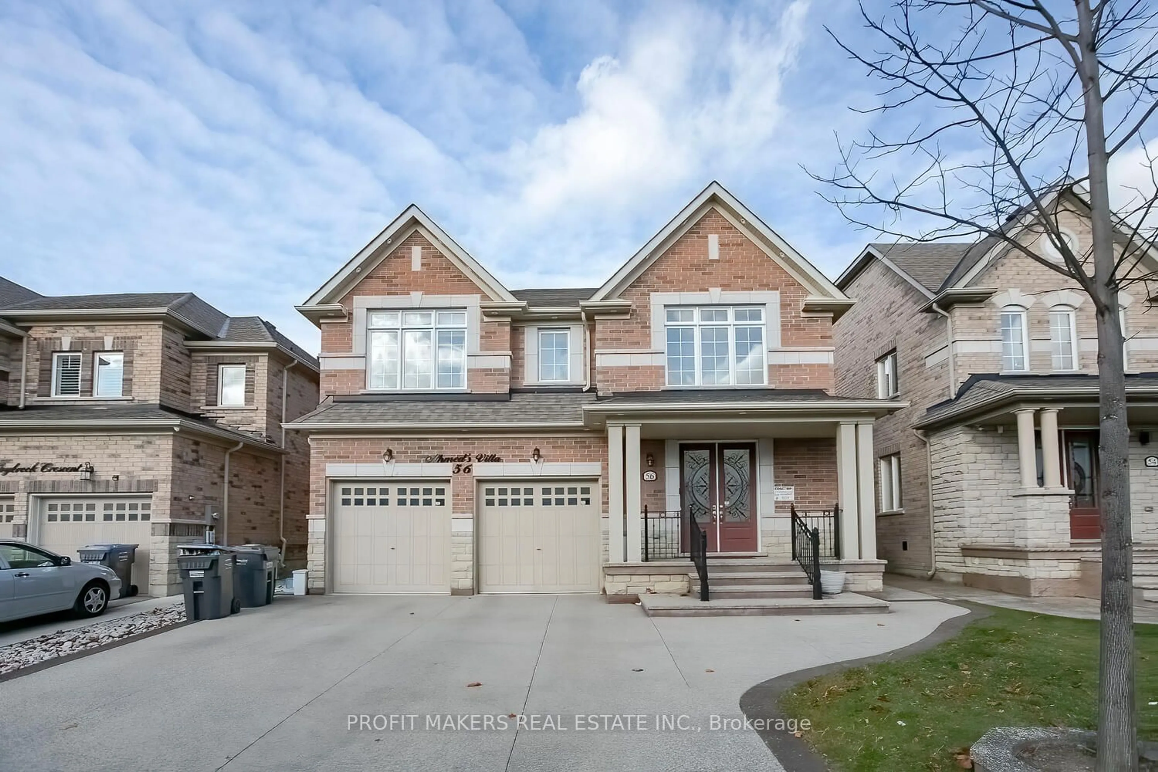 Home with brick exterior material for 56 Valleybrook Cres, Caledon Ontario L7C 1C4