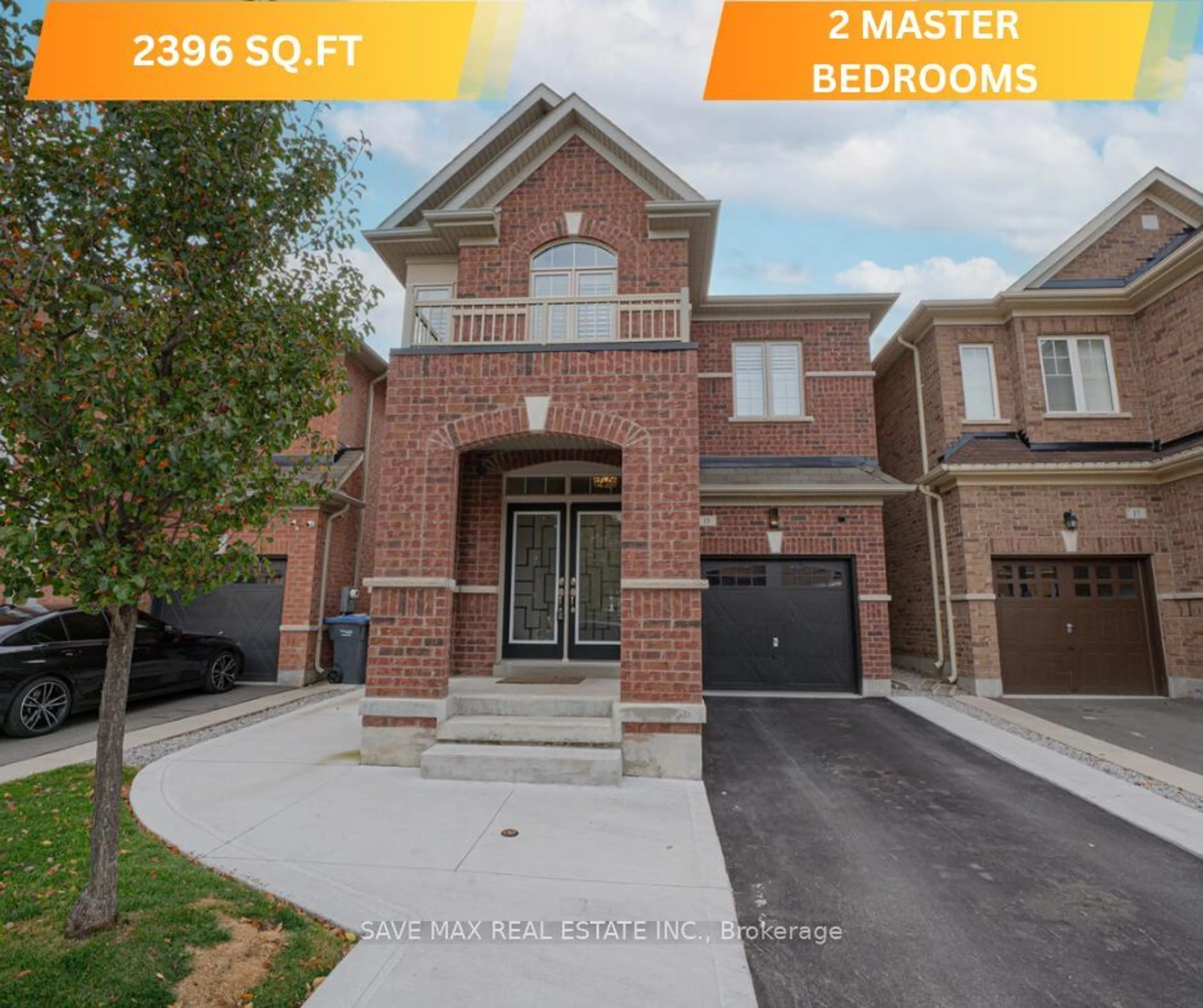 Home with brick exterior material for 15 Manzanita Cres, Brampton Ontario L7A 0C4