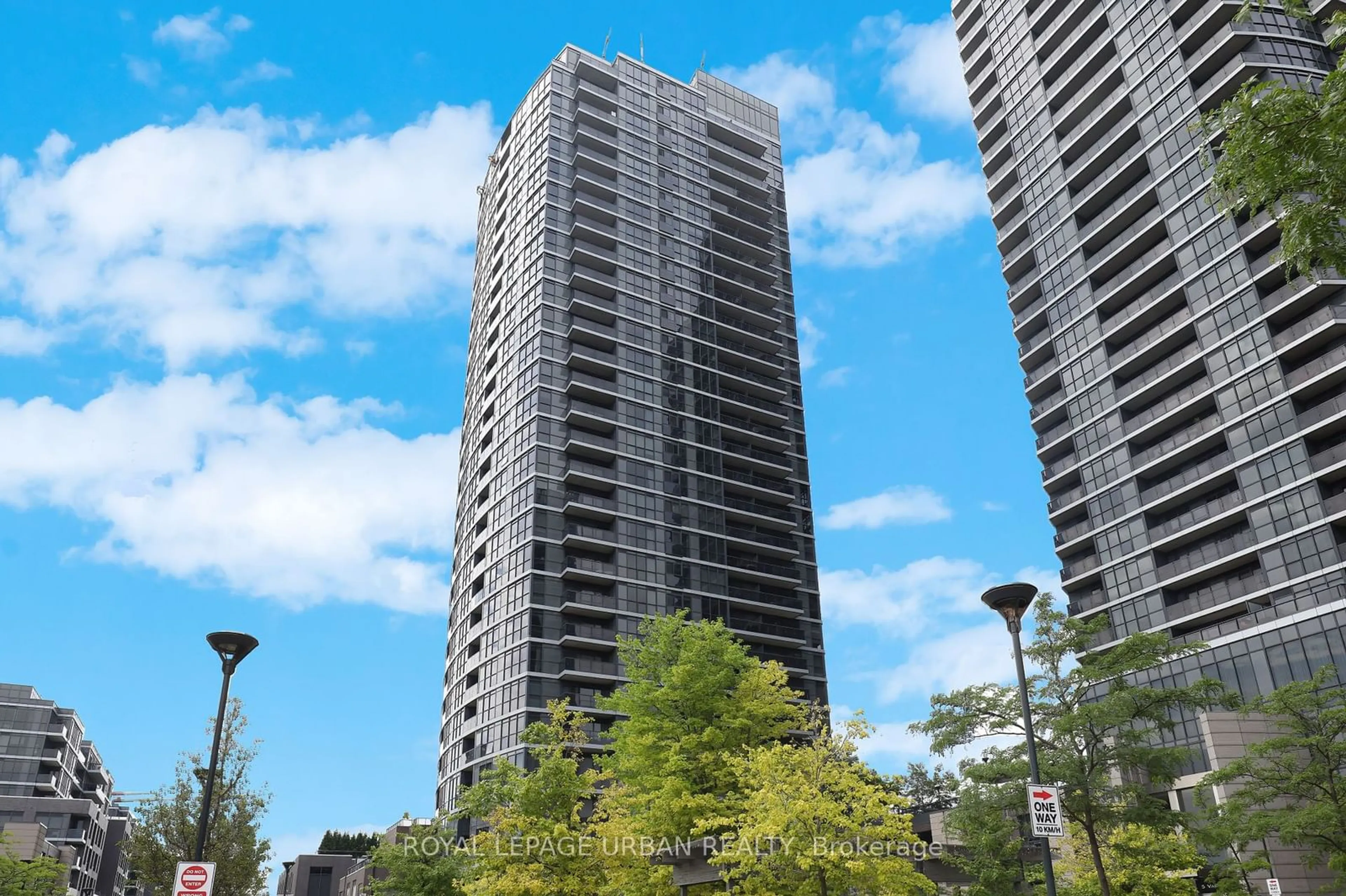 A pic from exterior of the house or condo, the front or back of building for 9 Valhalla Inn Rd #1405, Toronto Ontario M9B 1S9