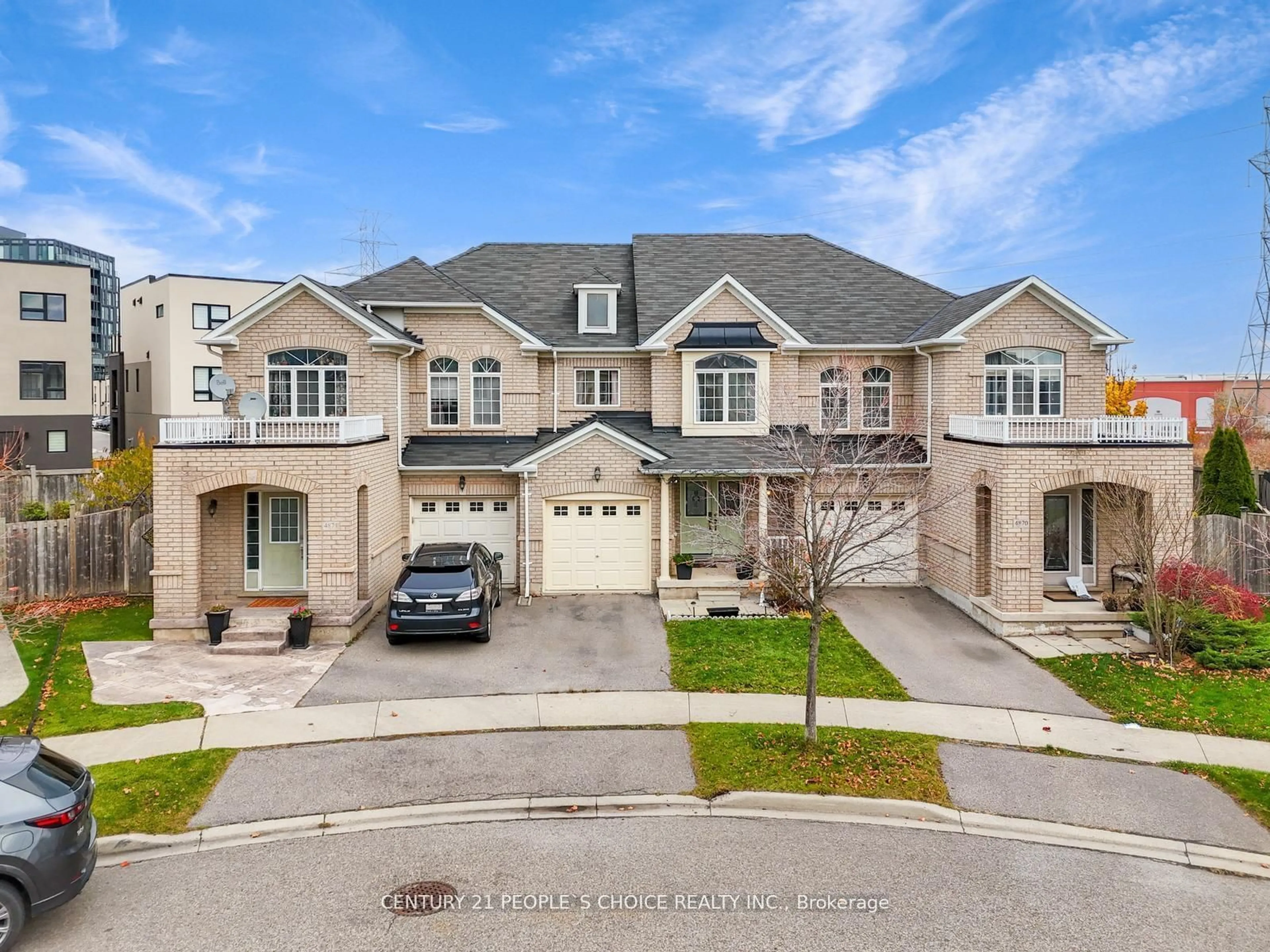 A pic from exterior of the house or condo, the street view for 4872 Capri Cres, Burlington Ontario L7M 0H8