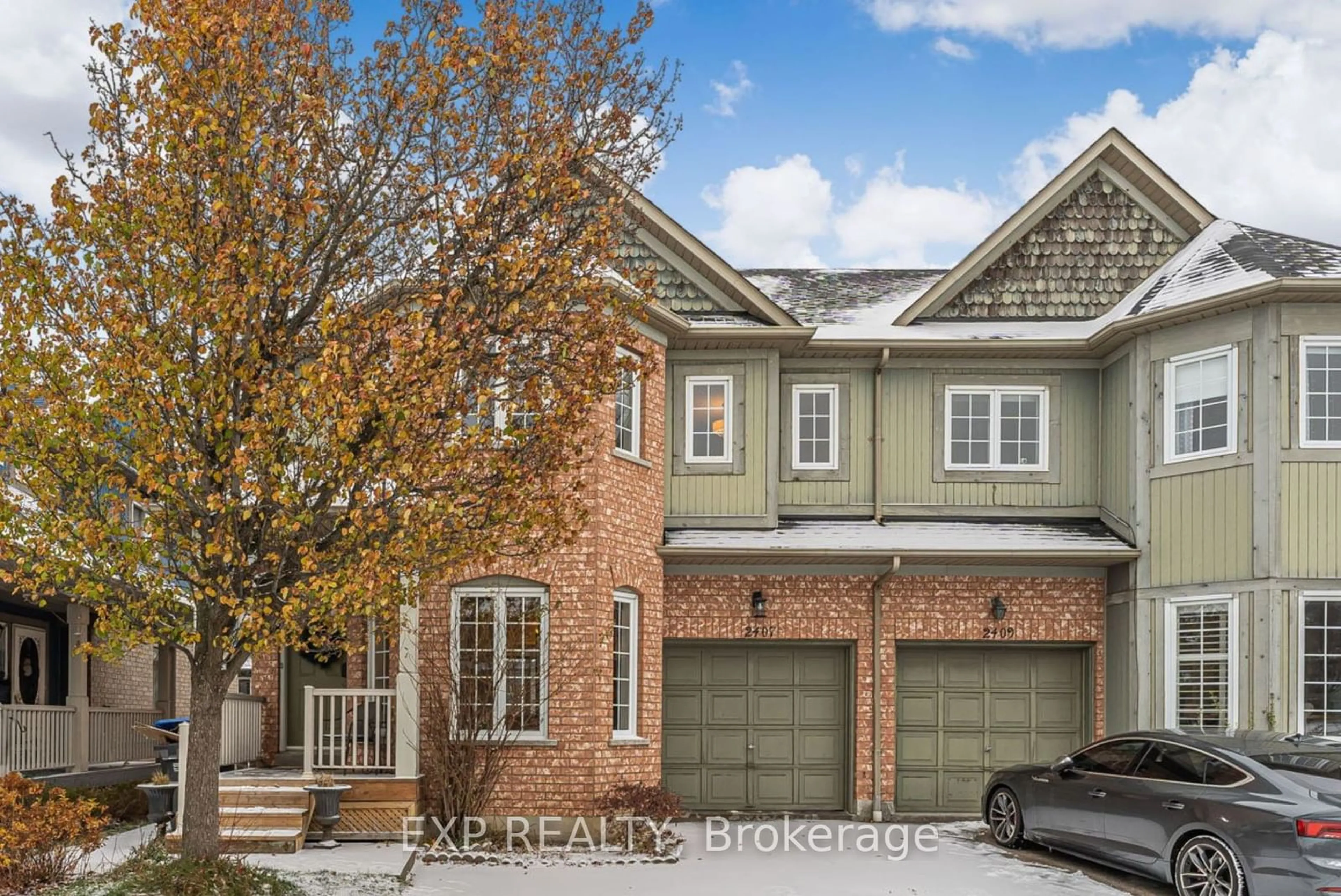 A pic from exterior of the house or condo, the street view for 2407 Bankside Dr, Mississauga Ontario L5M 6E6