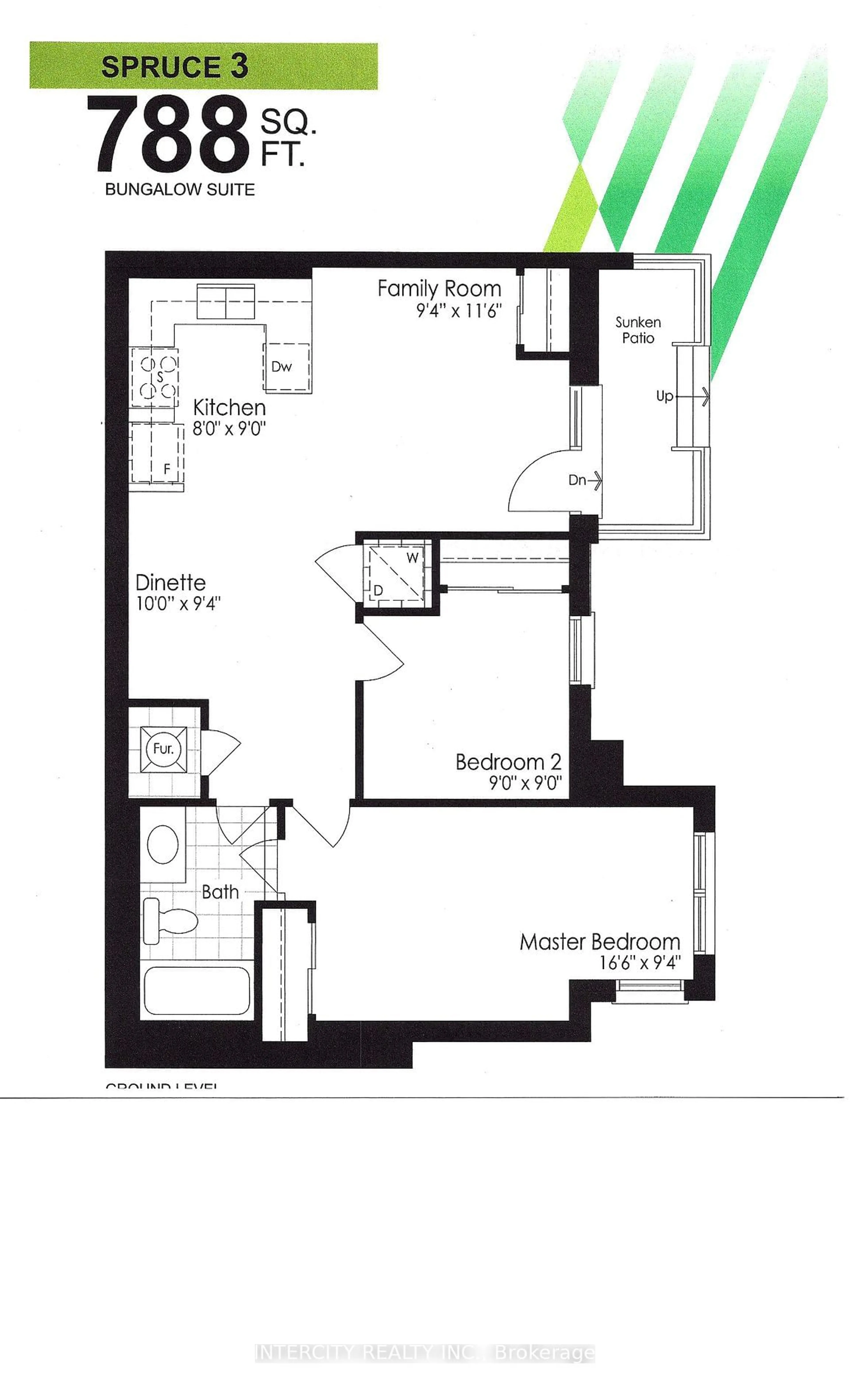 Floor plan for 60 Halliford Pl #701, Brampton Ontario L6P 4R1