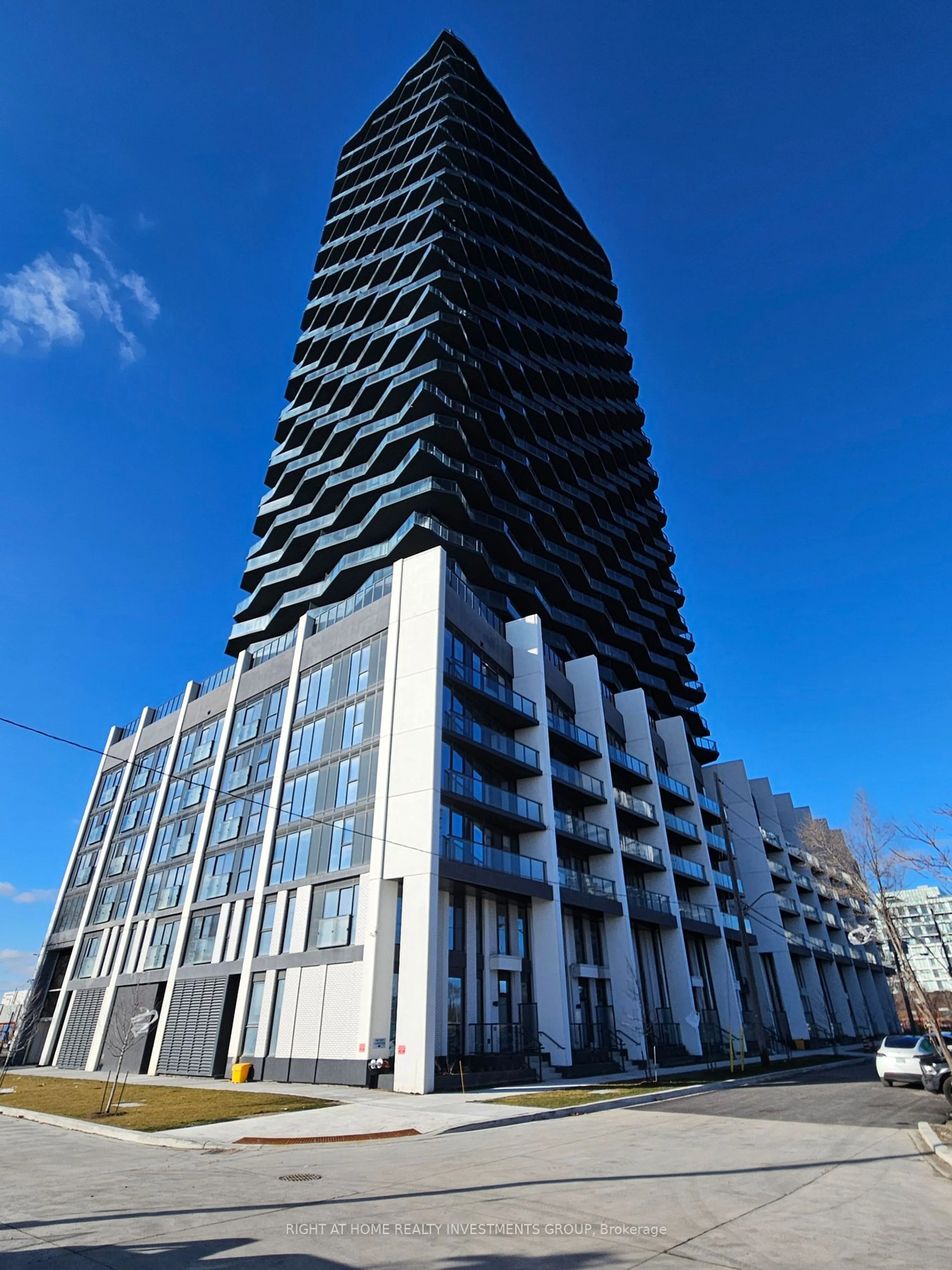 A pic from exterior of the house or condo, the front or back of building for 36 Zorra St #3211, Toronto Ontario M8Z 0G5