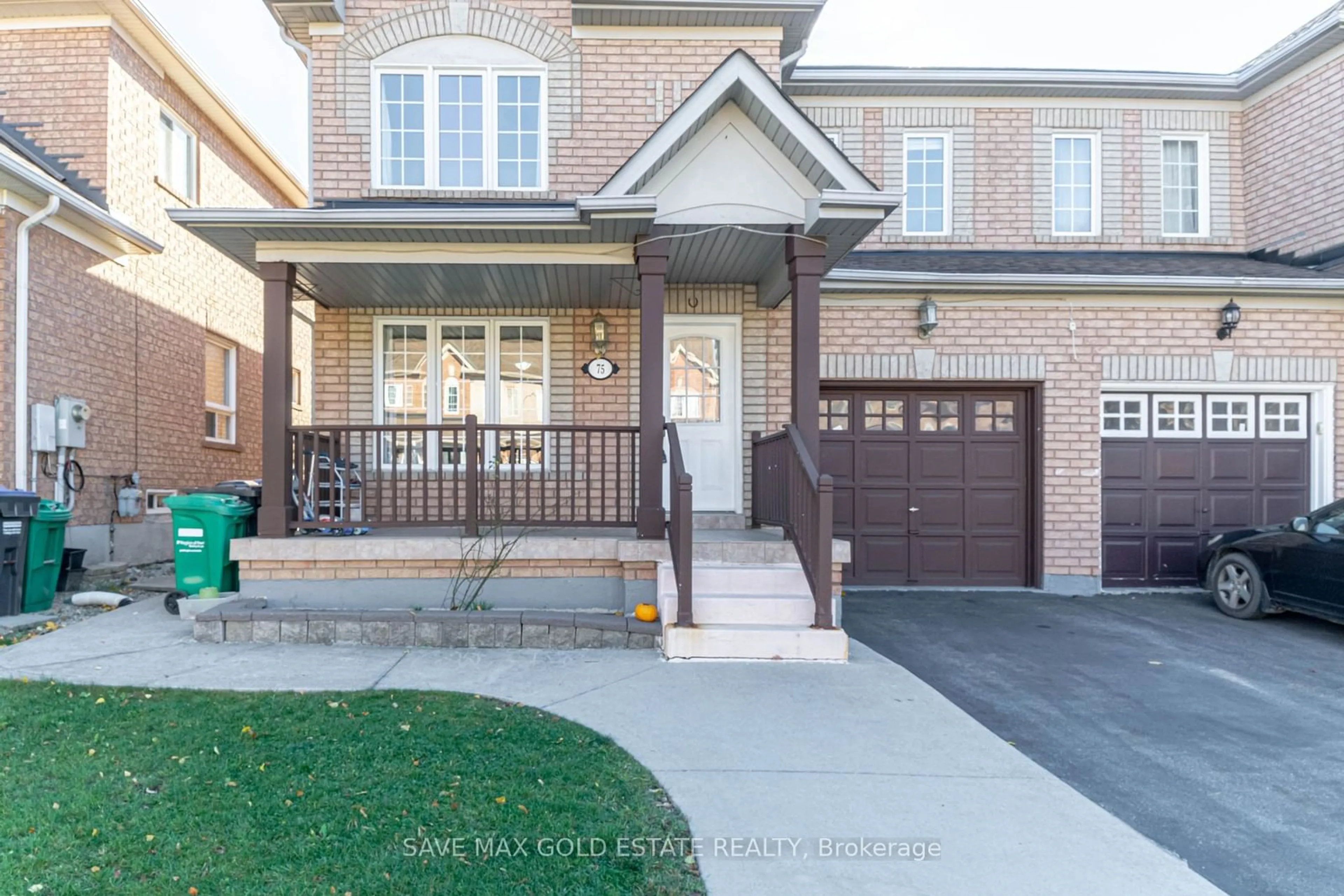 Home with brick exterior material for 75 Saintsbury Cres, Brampton Ontario L6R 2V9