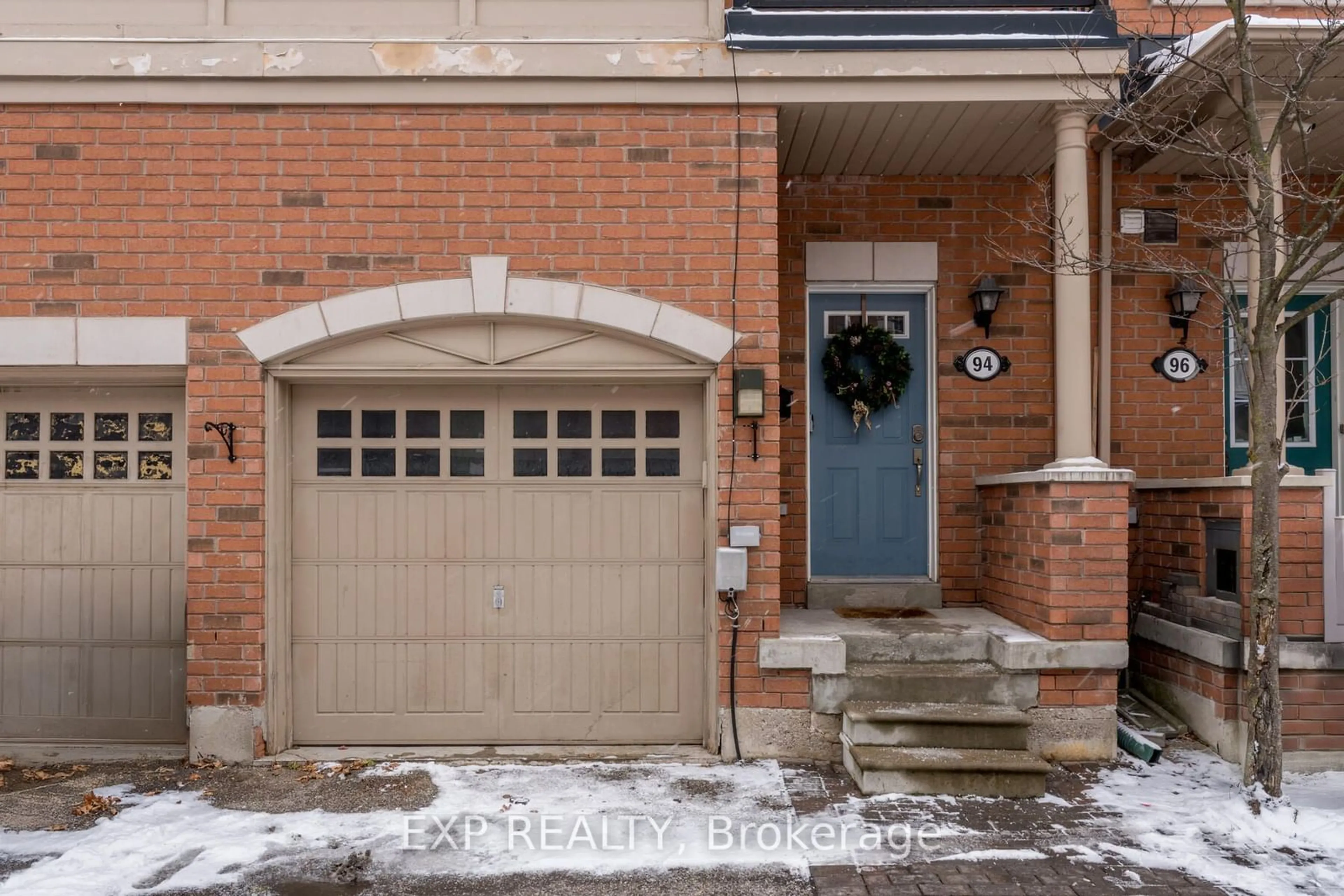 Home with brick exterior material for 94 Elphick Lane, Toronto Ontario M9N 4A2