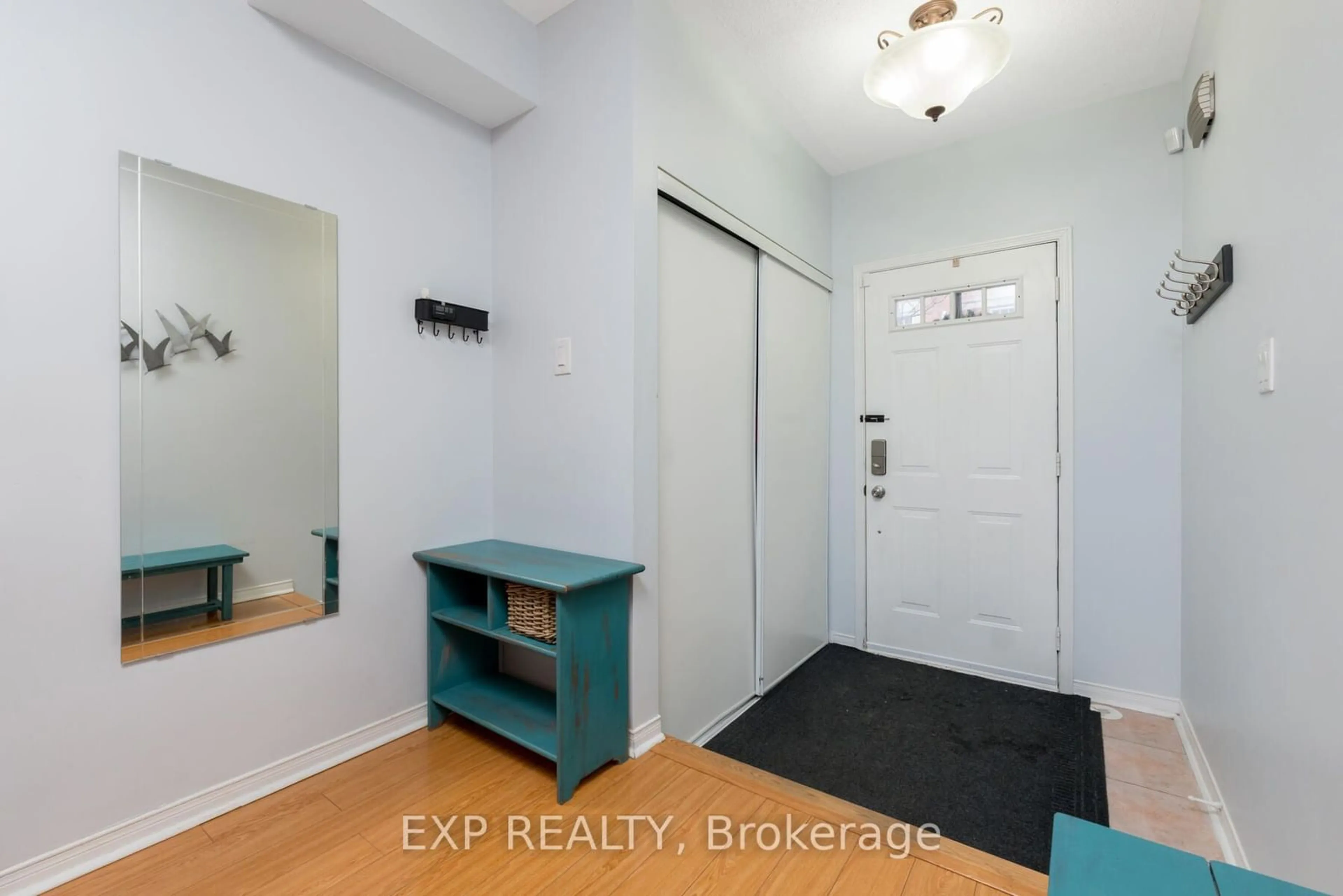 Indoor entryway, wood floors for 94 Elphick Lane, Toronto Ontario M9N 4A2