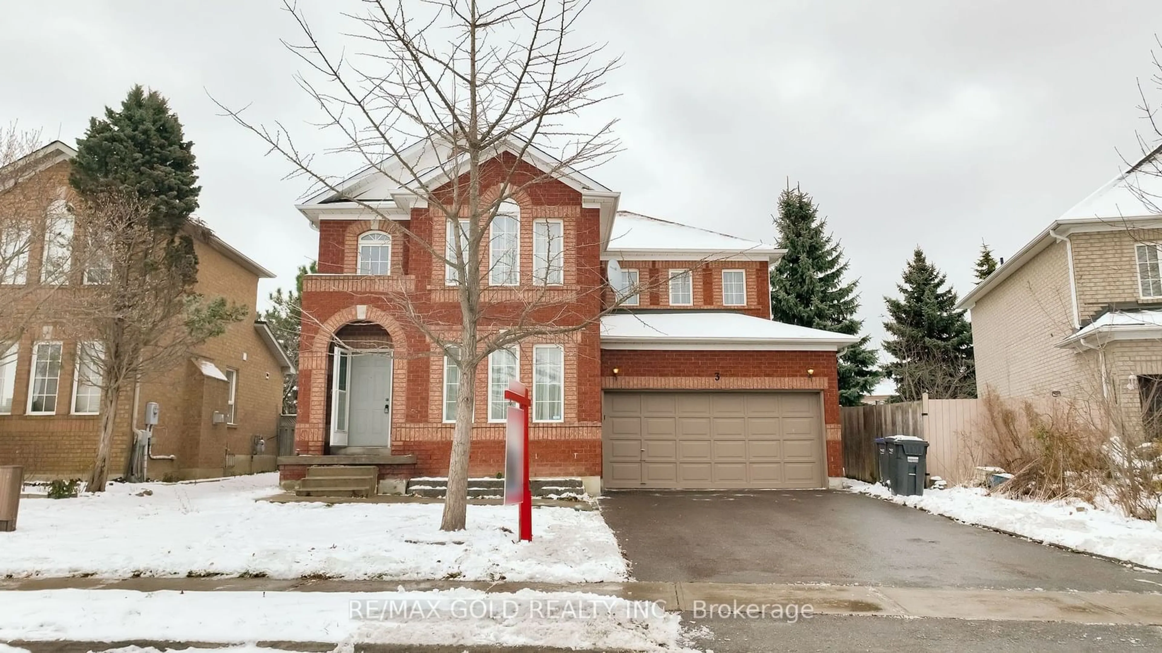 Frontside or backside of a home, the street view for 3 Great Plains St, Brampton Ontario L6R 1Z5