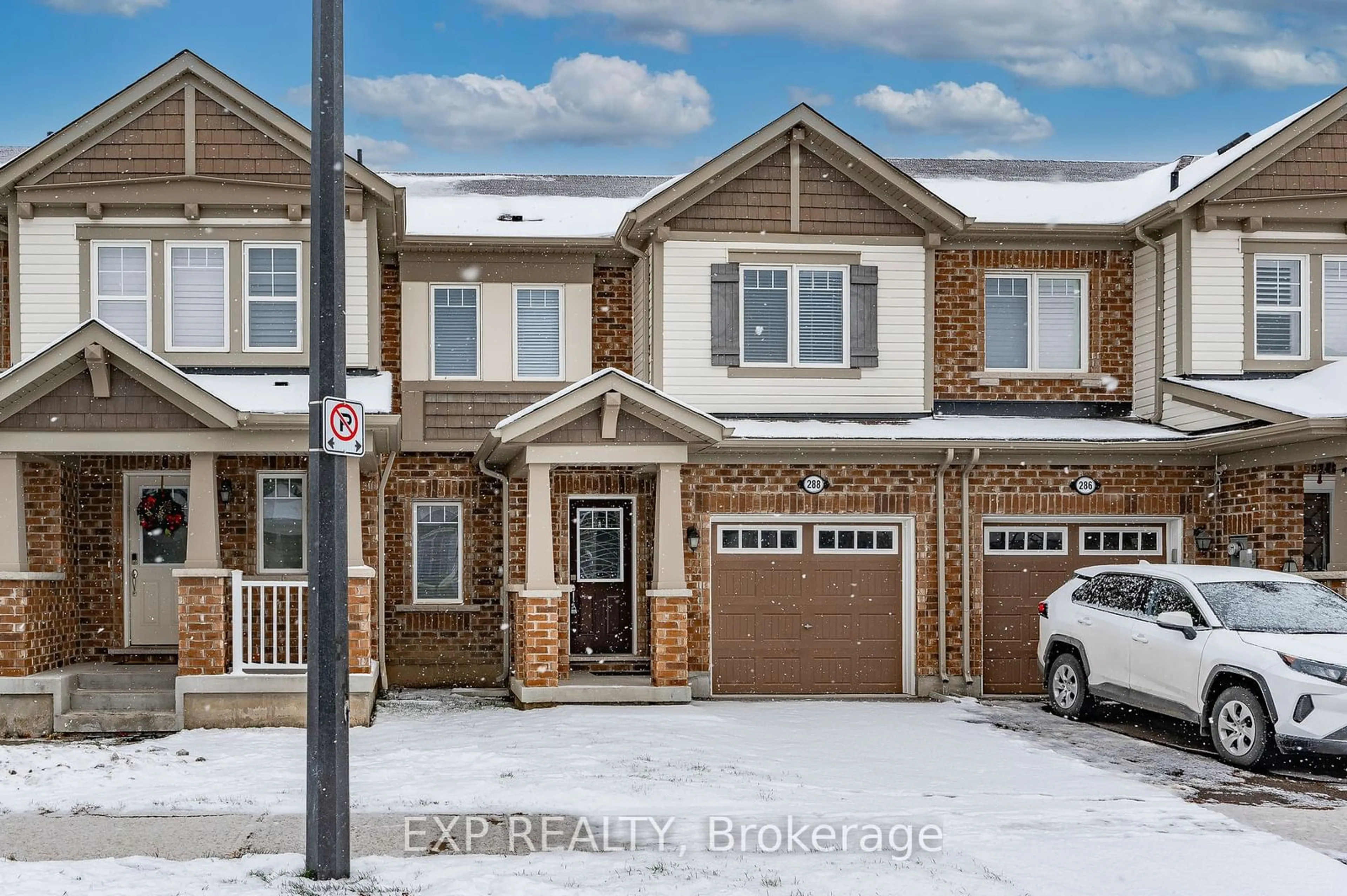 A pic from exterior of the house or condo, the street view for 288 Beasley Terr, Milton Ontario L9E 1C5