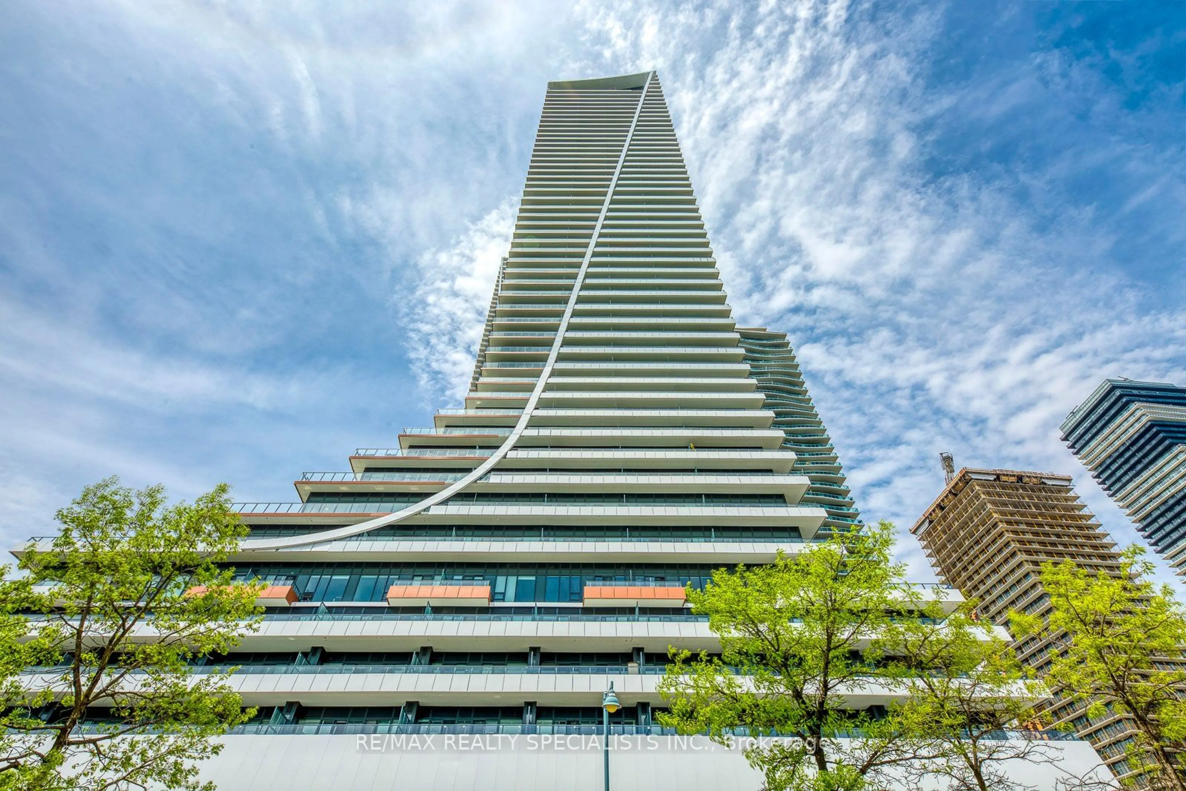 A pic from exterior of the house or condo, the front or back of building for 20 Shore Breeze Dr #2304, Toronto Ontario M8V 1A1