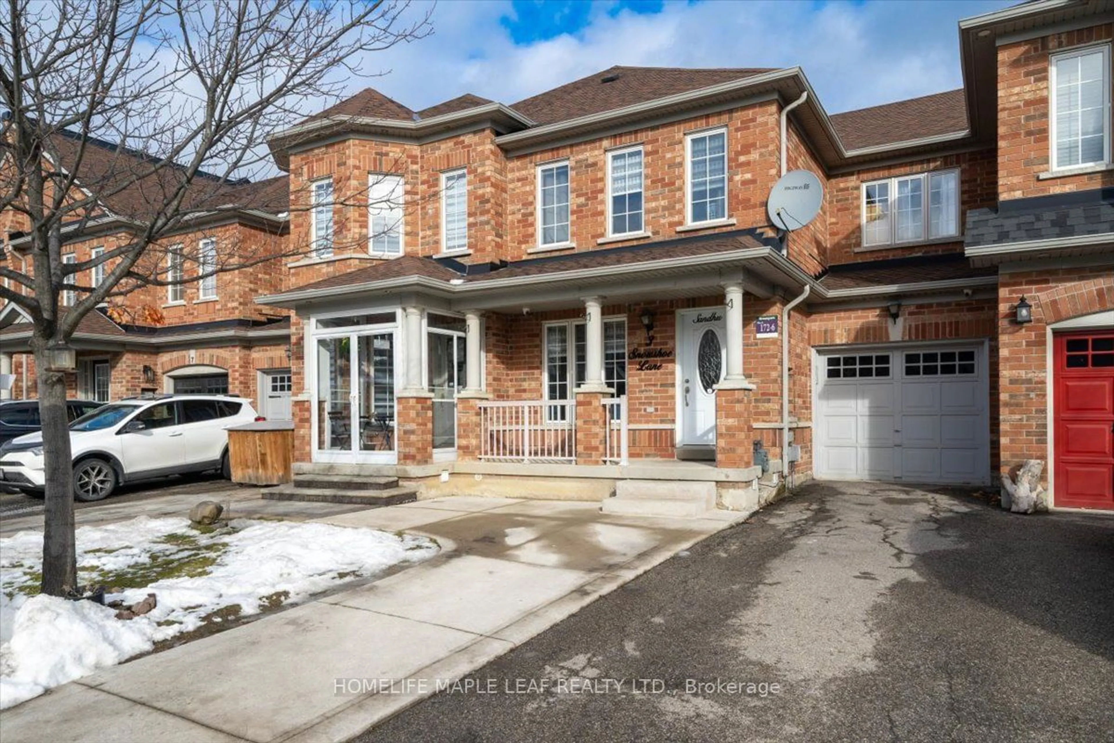 Home with brick exterior material, street for 3 Snowshoe Lane, Brampton Ontario L6R 0J1