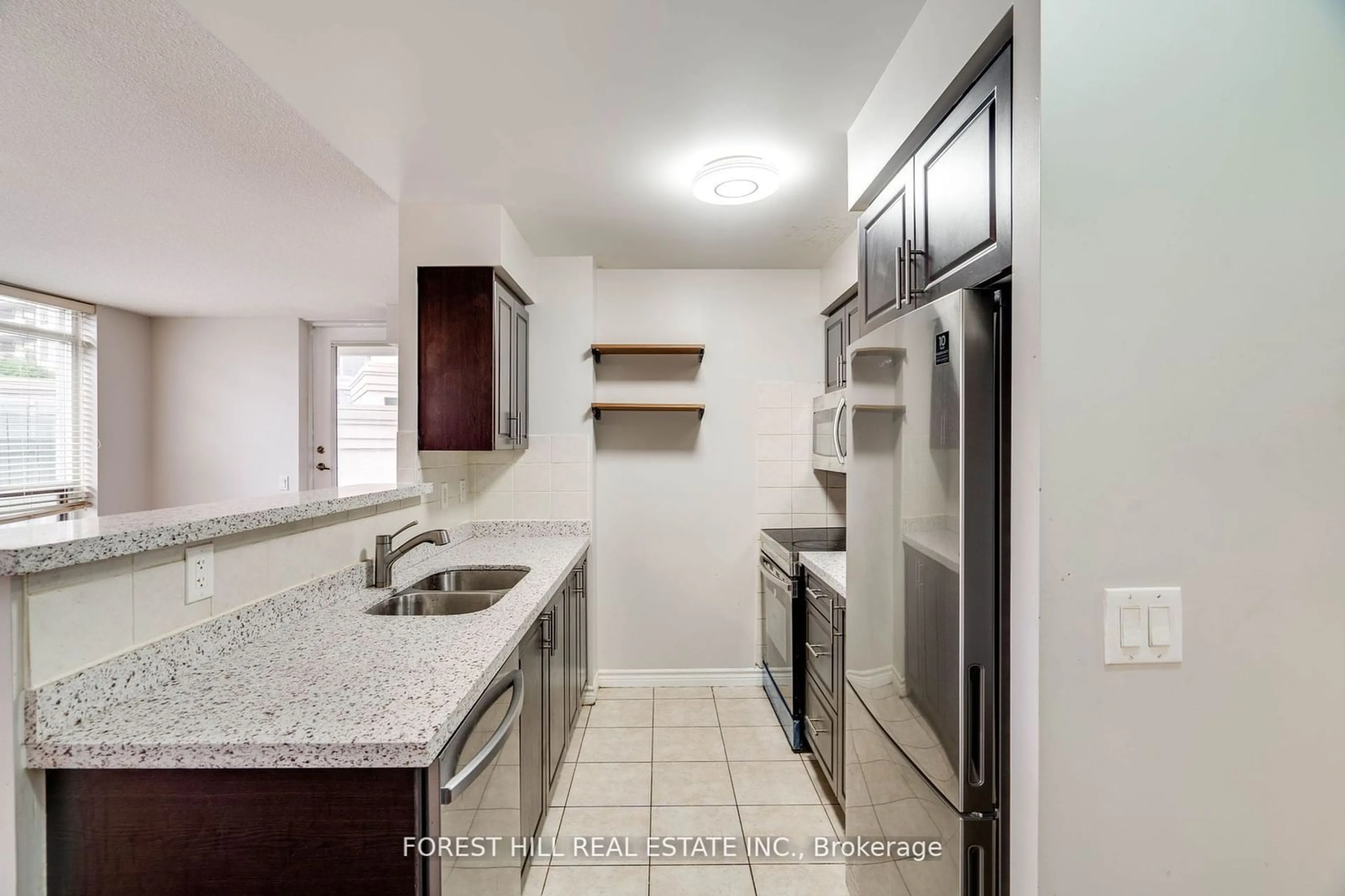 Standard kitchen, ceramic/tile floor for 700 Humberwood Blvd #225, Toronto Ontario M9W 7J4